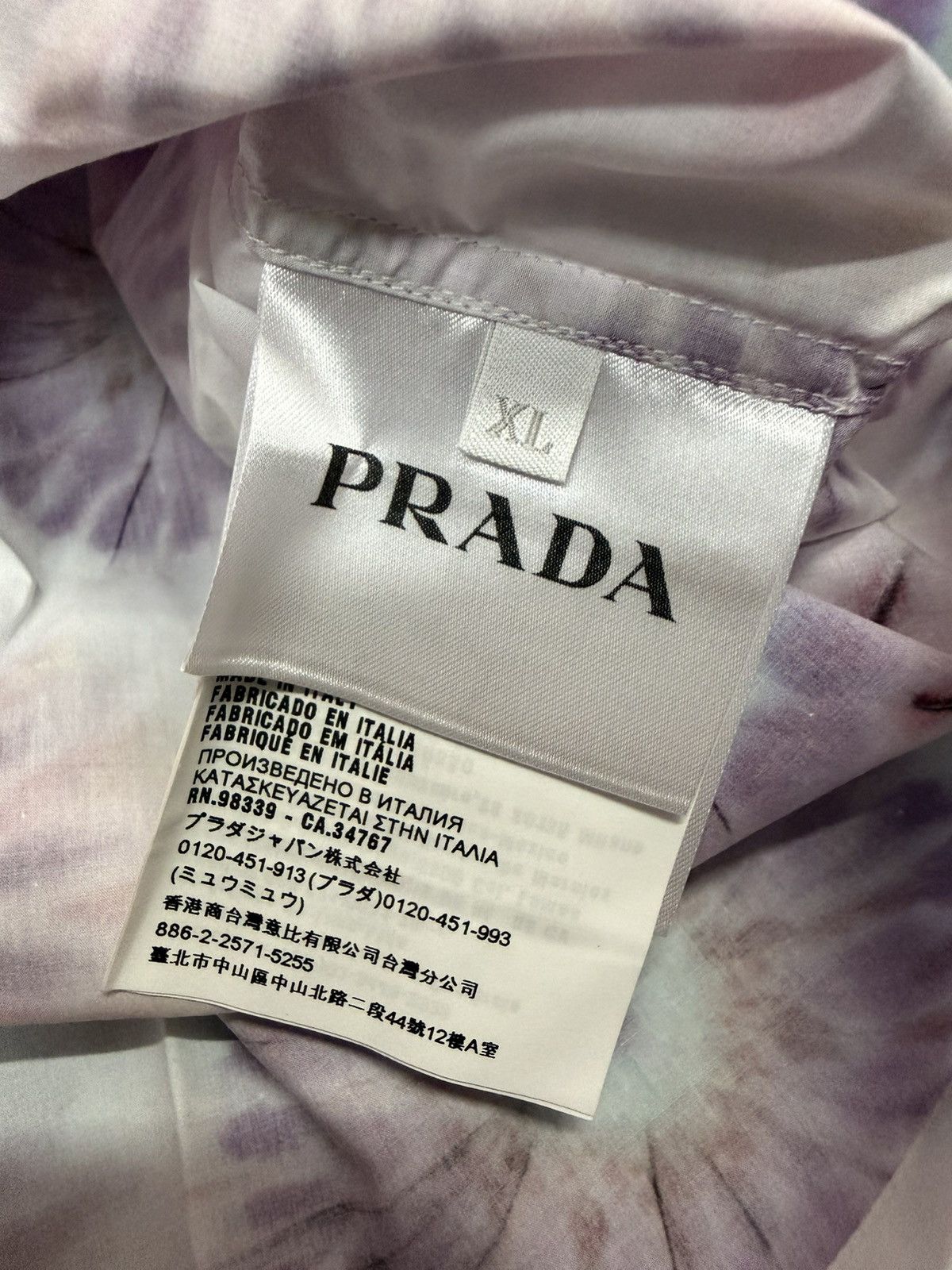 Prada PRADA 19” PSYCHEDELIC SHIRT Size US XL / EU 56 / 4 - 6 Thumbnail