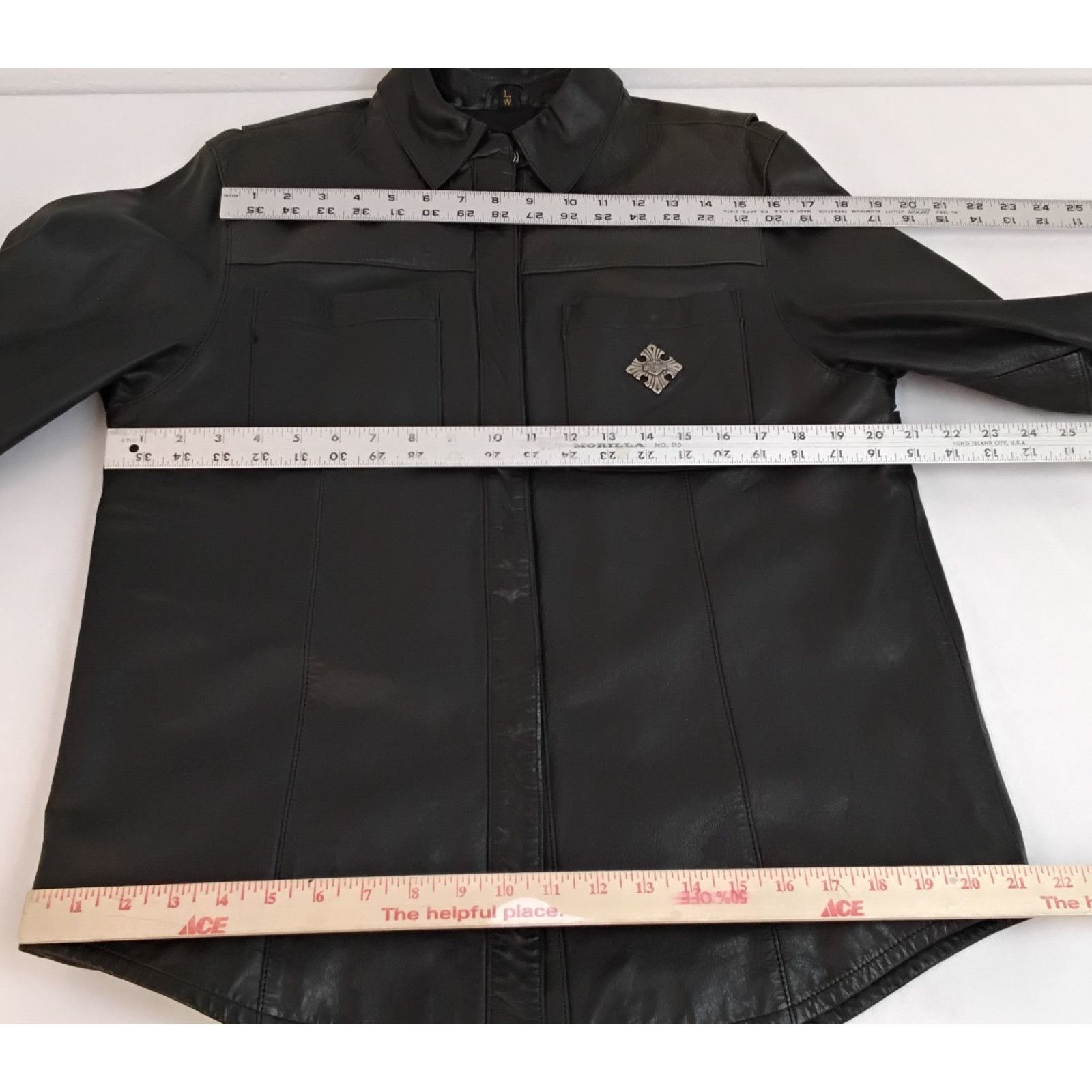 Harley Davidson Harley Davidson Leather Jacket Women's L Black Embossed Size L / US 10 / IT 46 - 10 Thumbnail