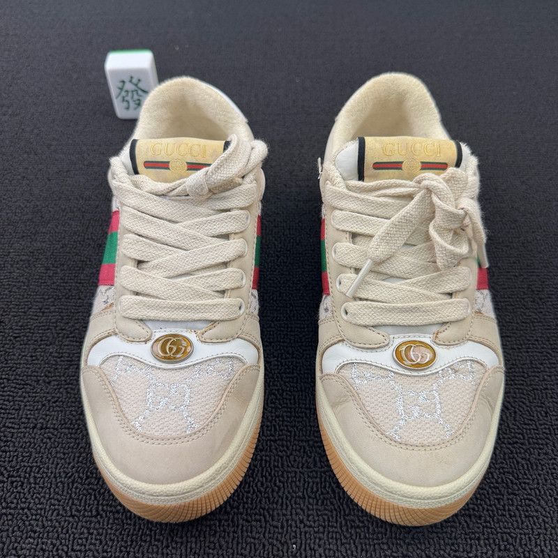 Gucci Gucci Beige Low-Top Kids' Sneakers - Size US 5 / EU 37 - 2 Thumbnail