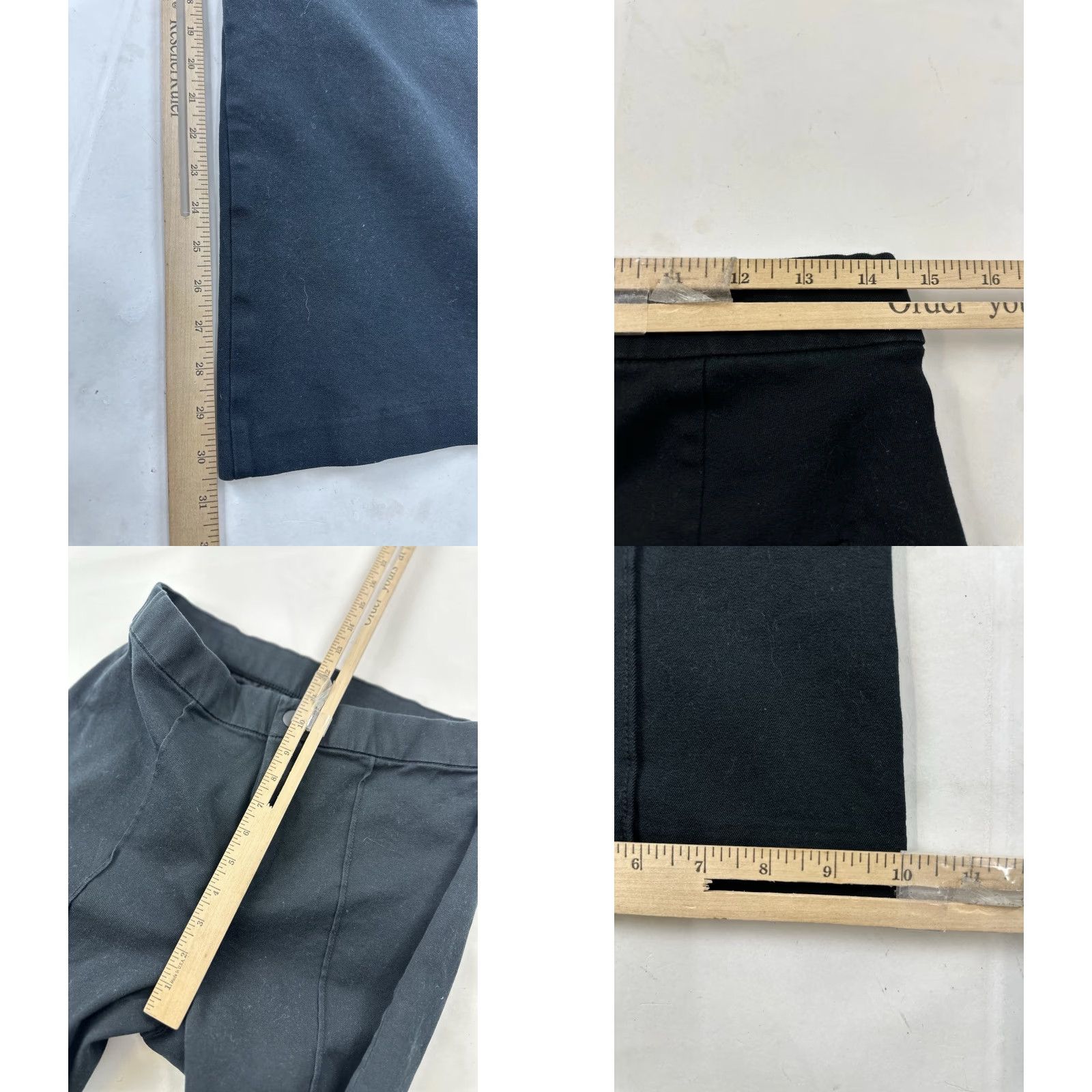 Gap VINTAGE Gap Pants Women’s 10 Flared Ankle Cotton Spandex Black Casual Business Travel Size 32" / US 10 / IT 46 - 8 Thumbnail