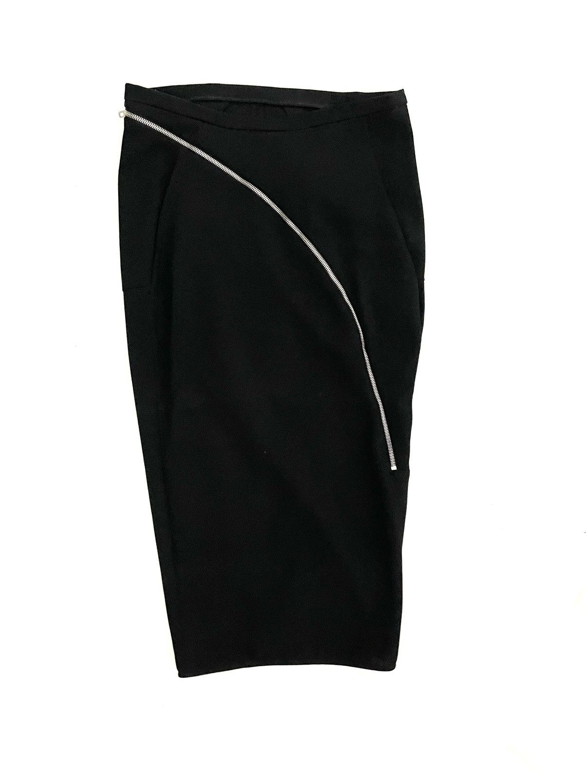 image of Rick Owens S/s 15 Aircut Skirt in Black, Women's (Size 32)
