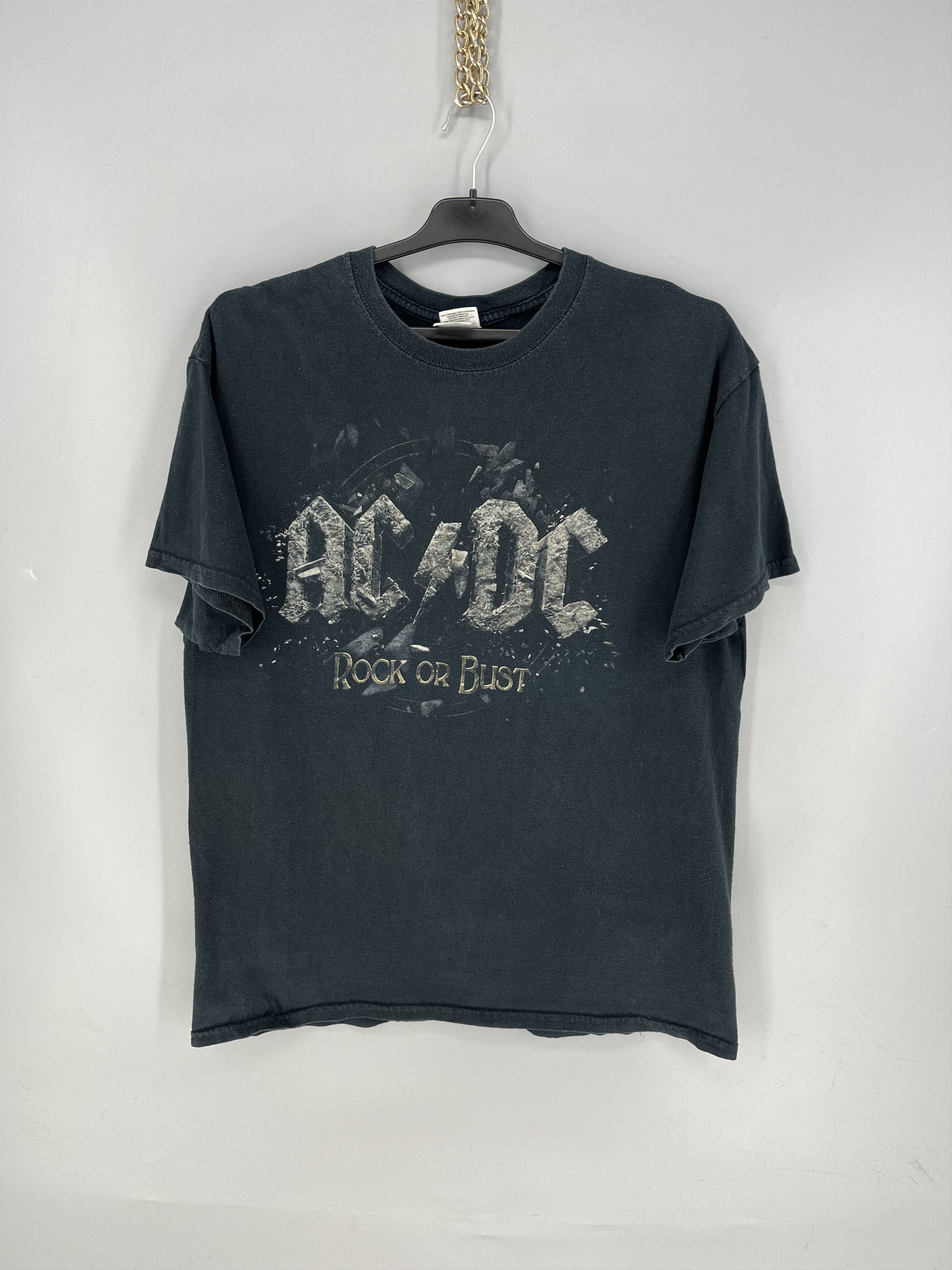 Vintage AC DC Rock or Bust Vintage Rock Band T-Shirt Size US L / EU 52-54 / 3 - 1 Thumbnail