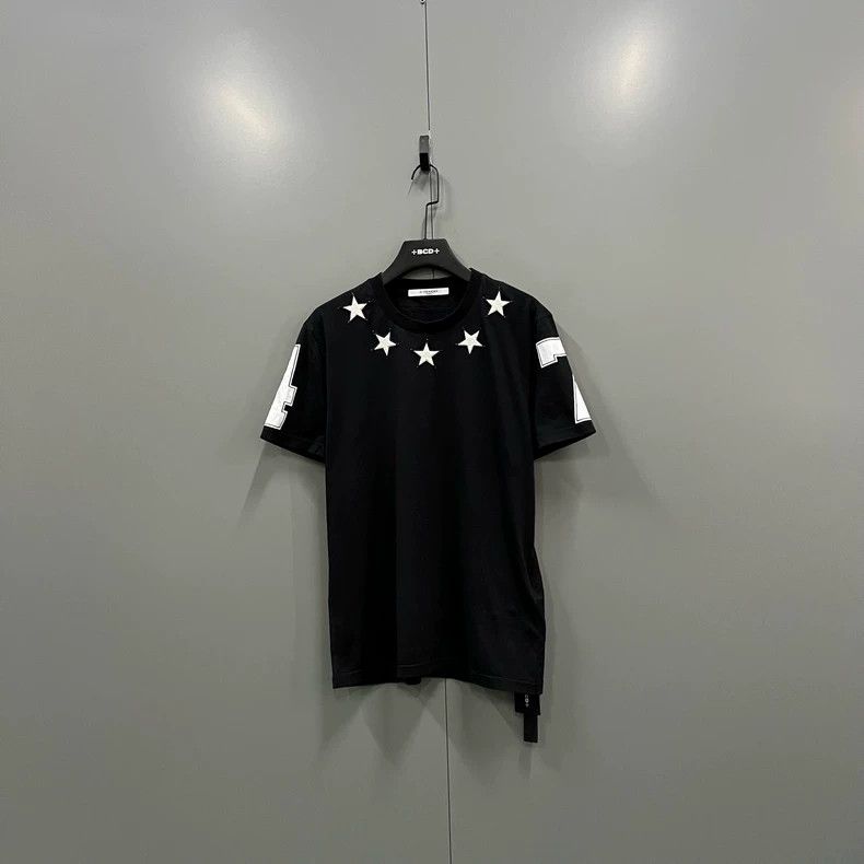 Givenchy Givenchy Collar Star Round Neck Short Sleeve, Size L Size US L / EU 52-54 / 3 - 1 Thumbnail