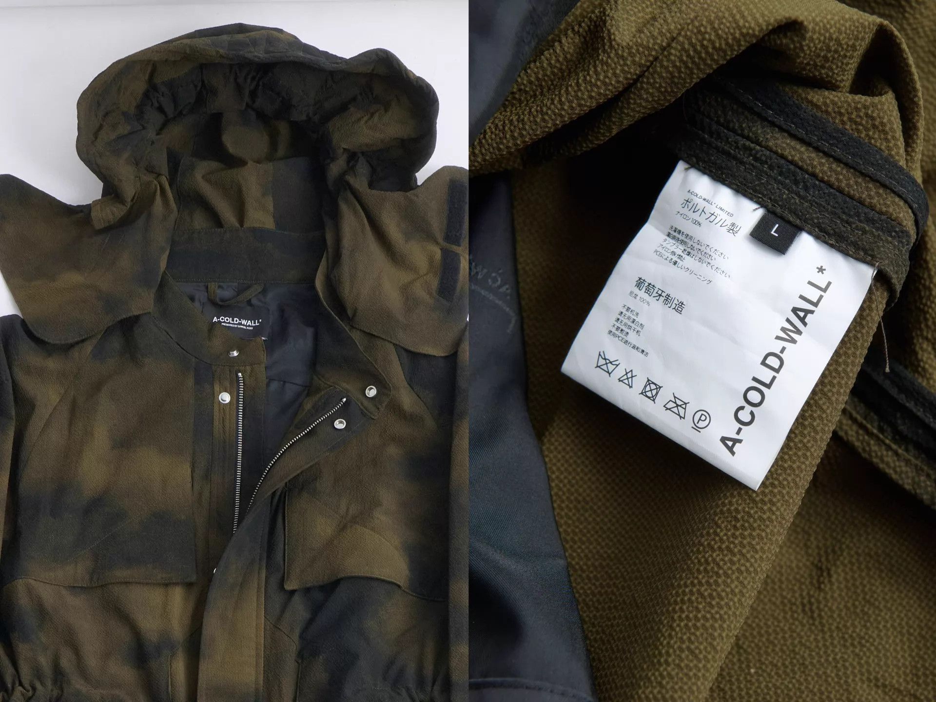 A-COLD-WALL* A-COLD-WALL tech long parka smoky camo cloud Size L Size US L / EU 52-54 / 3 - 9 Thumbnail