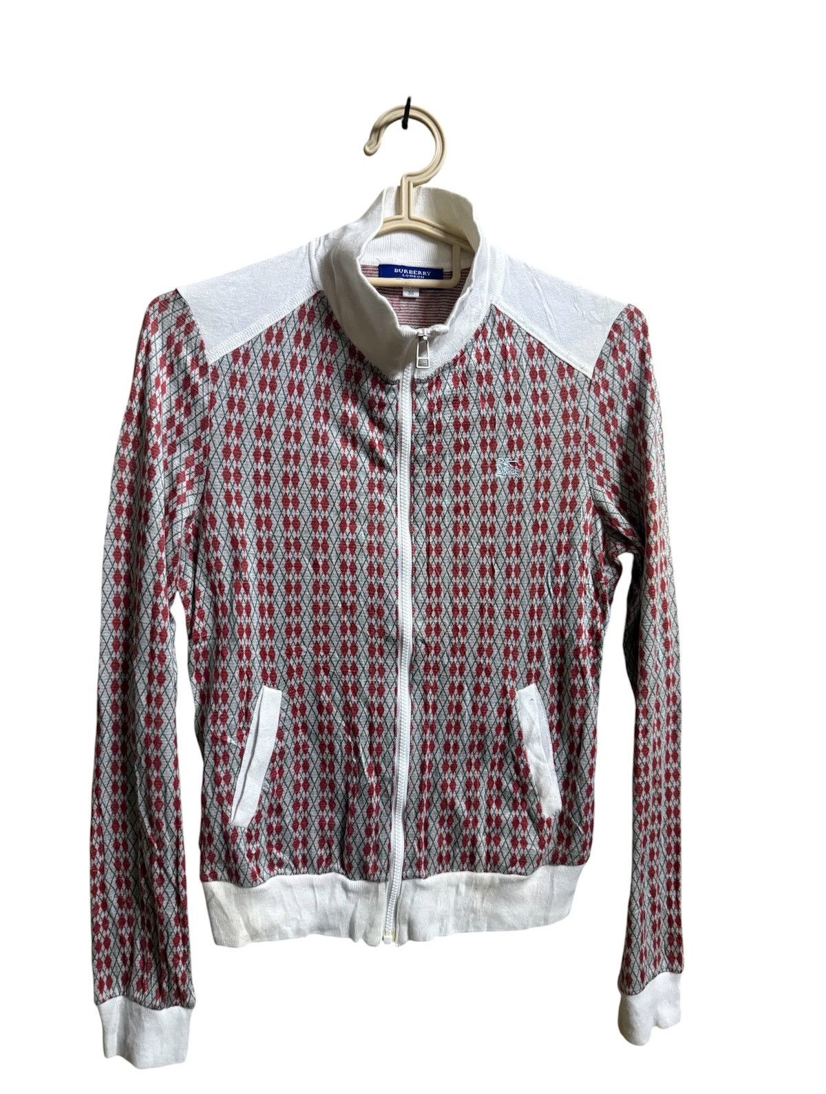 Burberry Burberry London Blue Label Patterned Track Jacket Size S / US 4 / IT 40 - 2 Thumbnail