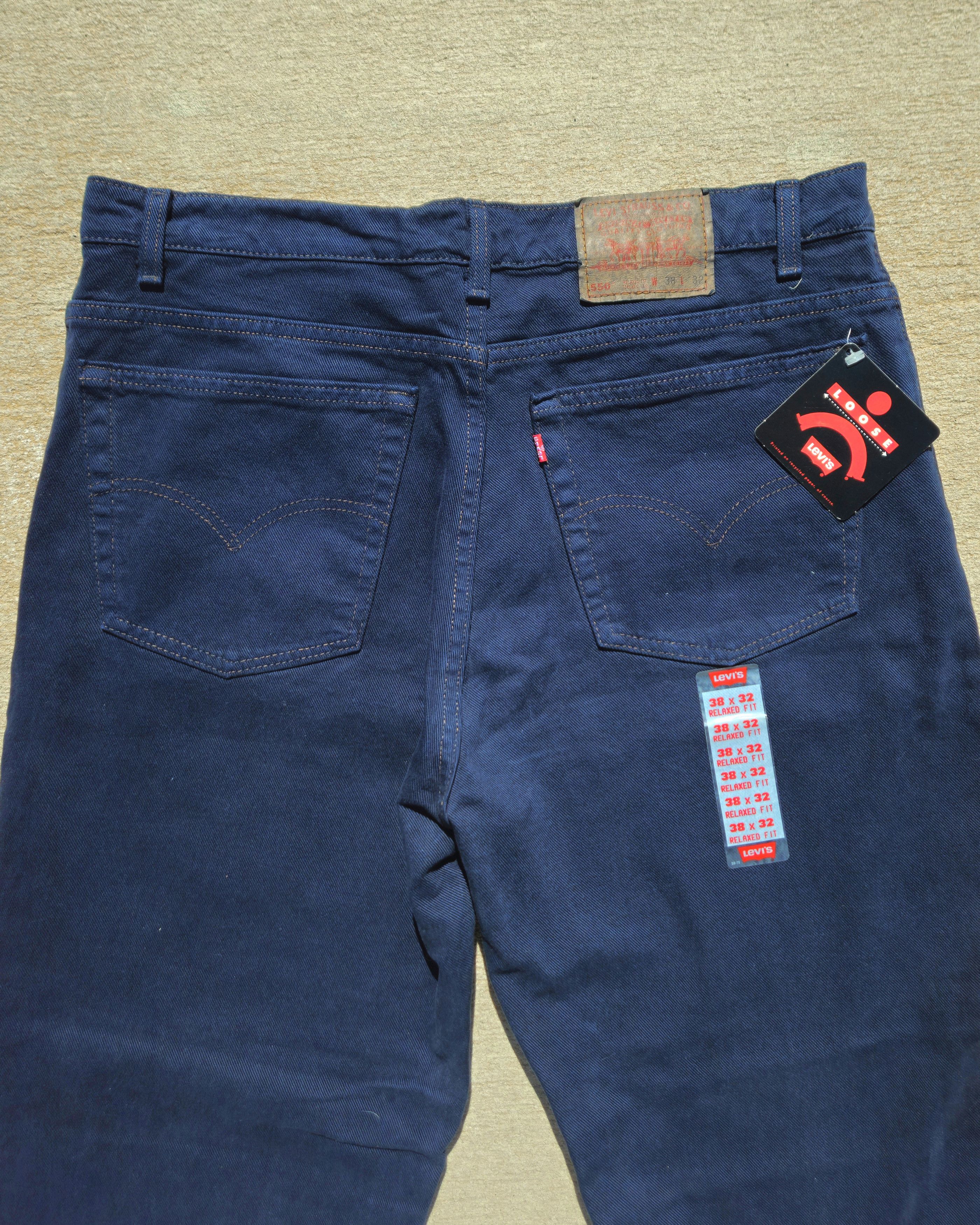 Levi's NWT Vintage 90s Levi's 550 Baggy Relaxed Tapered Deadstock Size US 36 / EU 52 - 1 Thumbnail