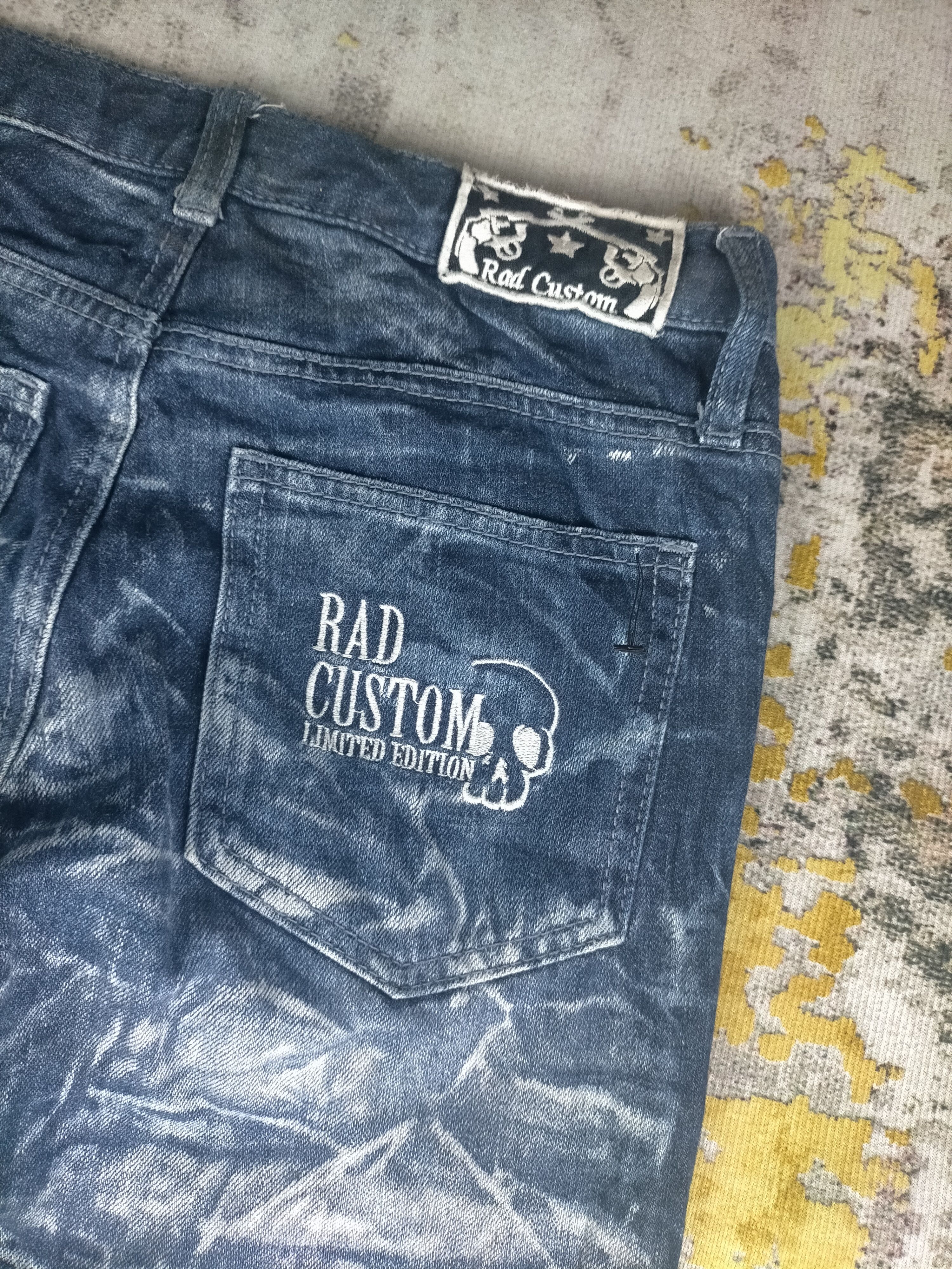 14th Addiction 🔥 Rare Rad Custom Punk Washed Insane Jeans Size US 27 - 6 Thumbnail