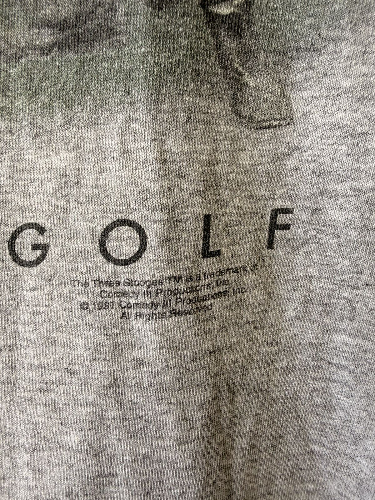 Vintage Vintage 1997 The Three Stooges "Stooges Golf" T-Shirt Size US XL / EU 56 / 4 - 3 Thumbnail