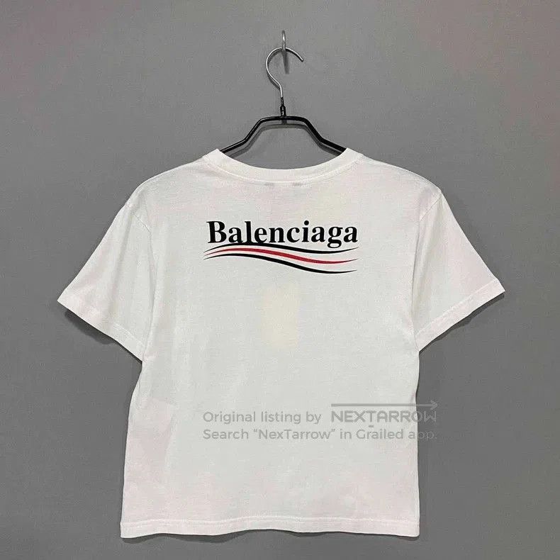 Balenciaga Balenciaga White Coke Short Sleeve Tee. Size US M / EU 48-50 / 2 - 3 Thumbnail