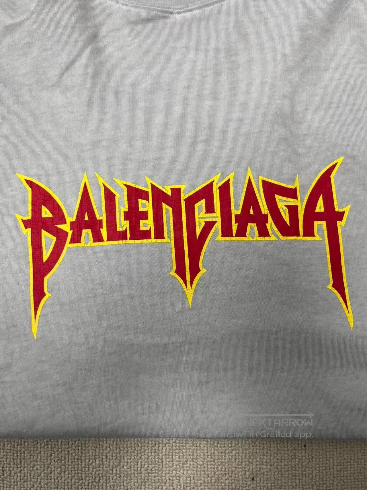 Balenciaga Balenciaga Metallica Lightning Print Crewneck T-Shirt. Size US XL / EU 56 / 4 - 3 Thumbnail