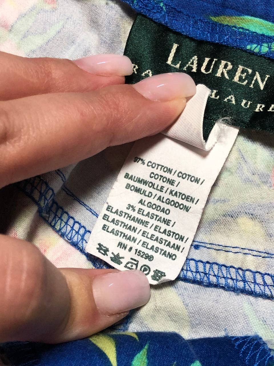 Ralph Lauren Ralph Lauren Women's Floral Ankle Crop Pants CAPRI Size 30" / US 8 / IT 44 - 3 Thumbnail