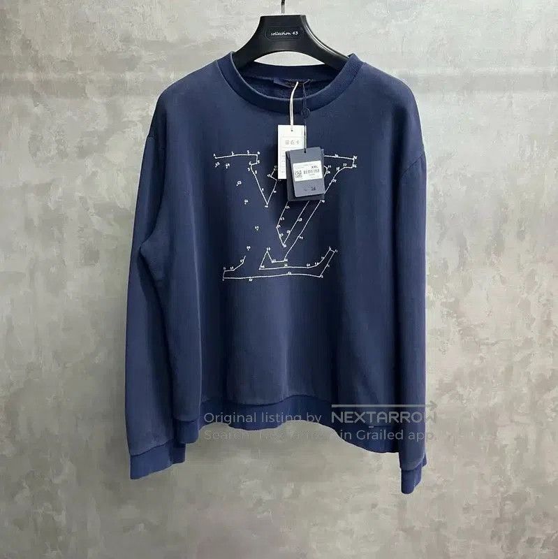 Louis Vuitton Louis Vuitton XXL Blue Cotton Sweatshirt for Men . Size US XXL / EU 58 / 5 - 1 Thumbnail