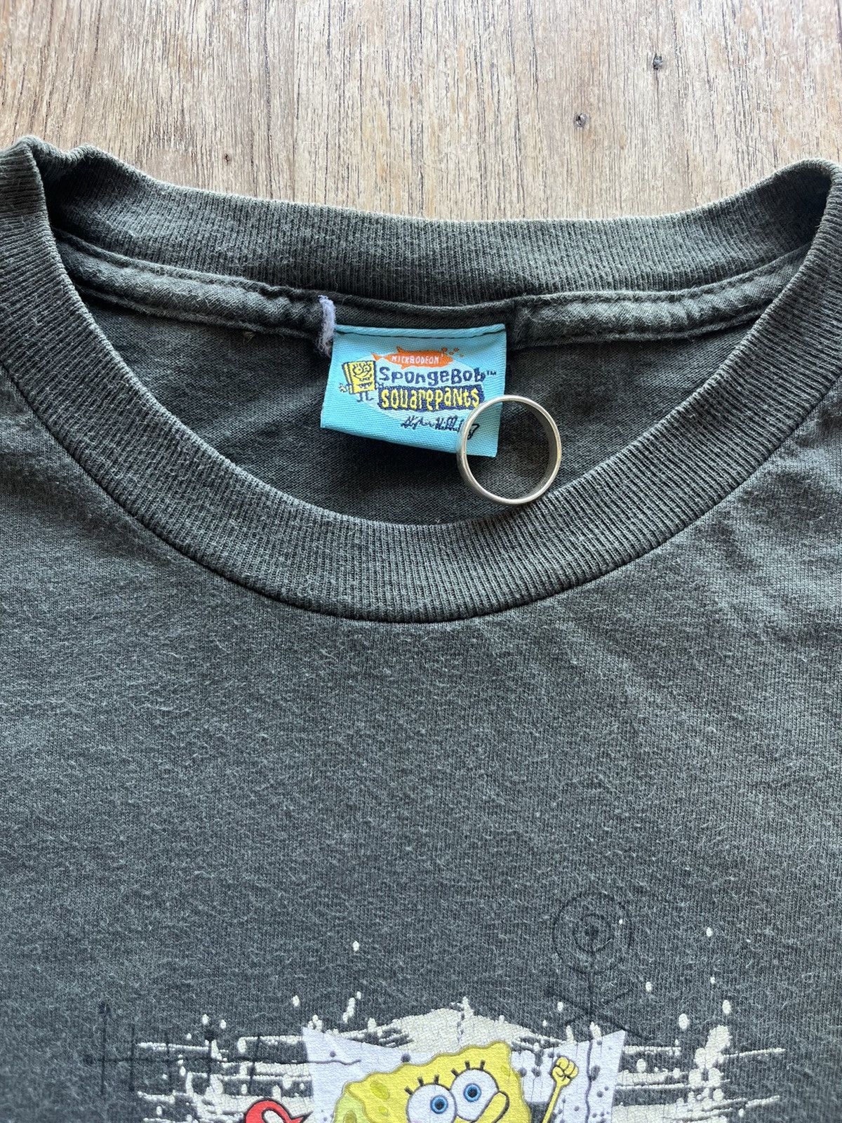Nickelodeon × Vintage Vintage SPONGE BOB SquarePants 2001’s T-shirt Size US XL / EU 56 / 4 - 5 Thumbnail