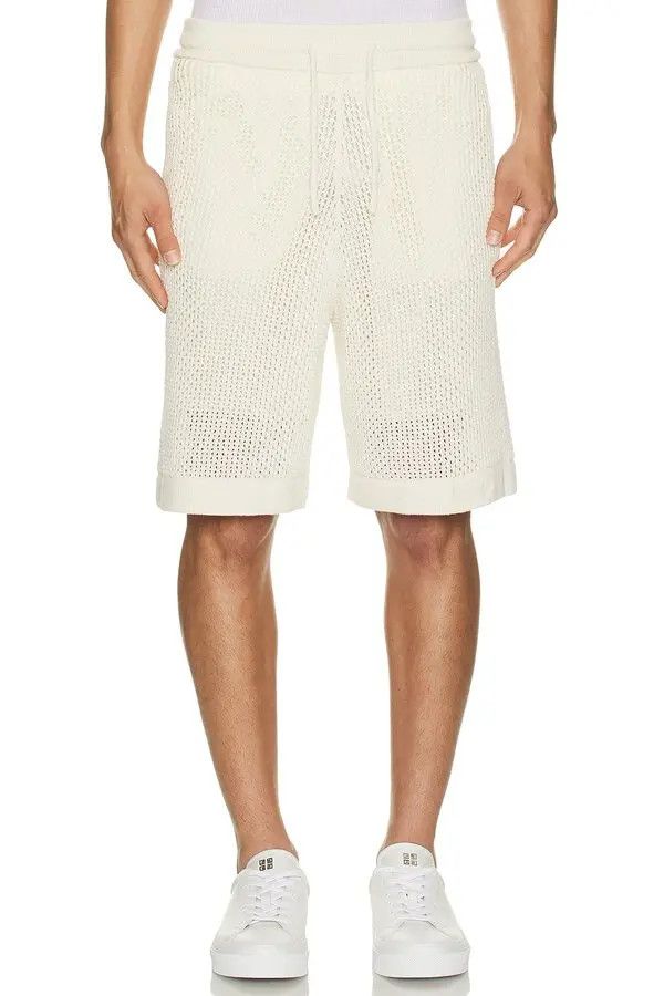 Givenchy o1n1vont0326 Knitted Shorts in White Size US 32 / EU 48 - 4 Thumbnail