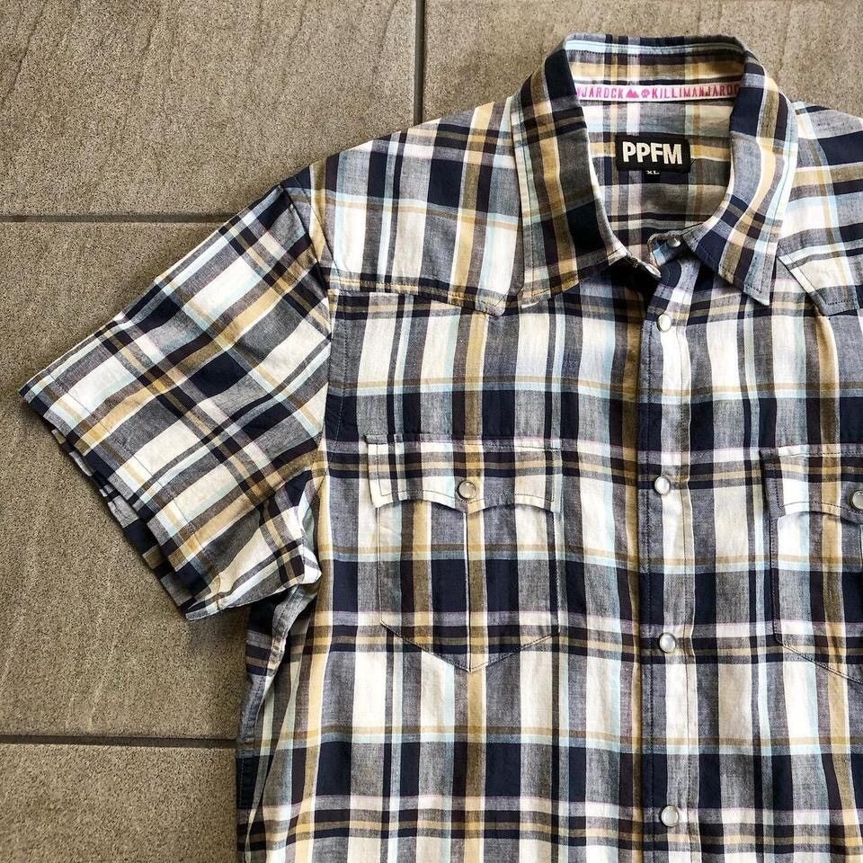 PPFM PPFM western style plaid button up shirt Size US S / EU 44-46 / 1 - 4 Thumbnail