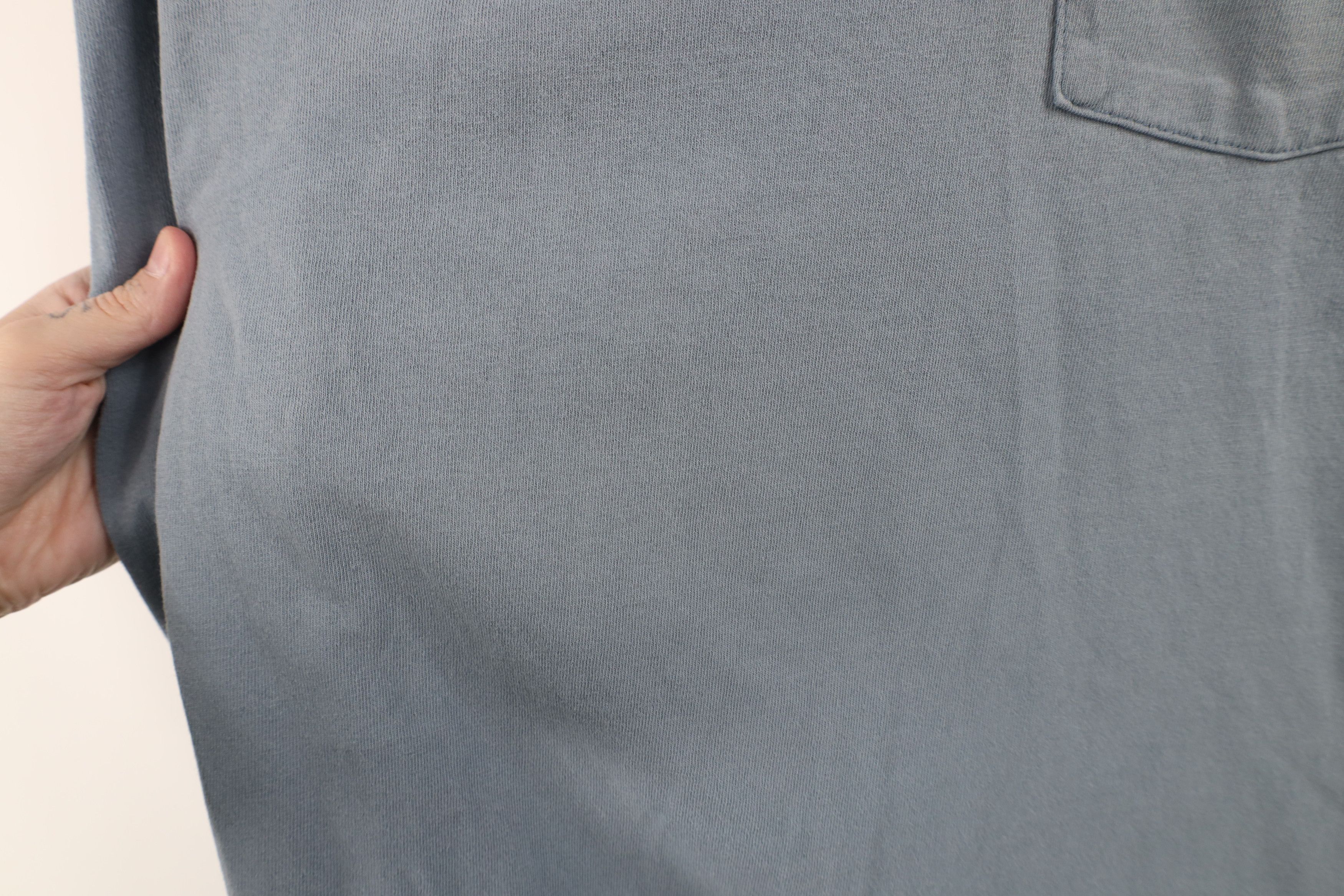 Carhartt Vintage Carhartt Spell Out Baggy Pocket T-Shirt Blue Cotton Size US XXL / EU 58 / 5 - 10 Thumbnail
