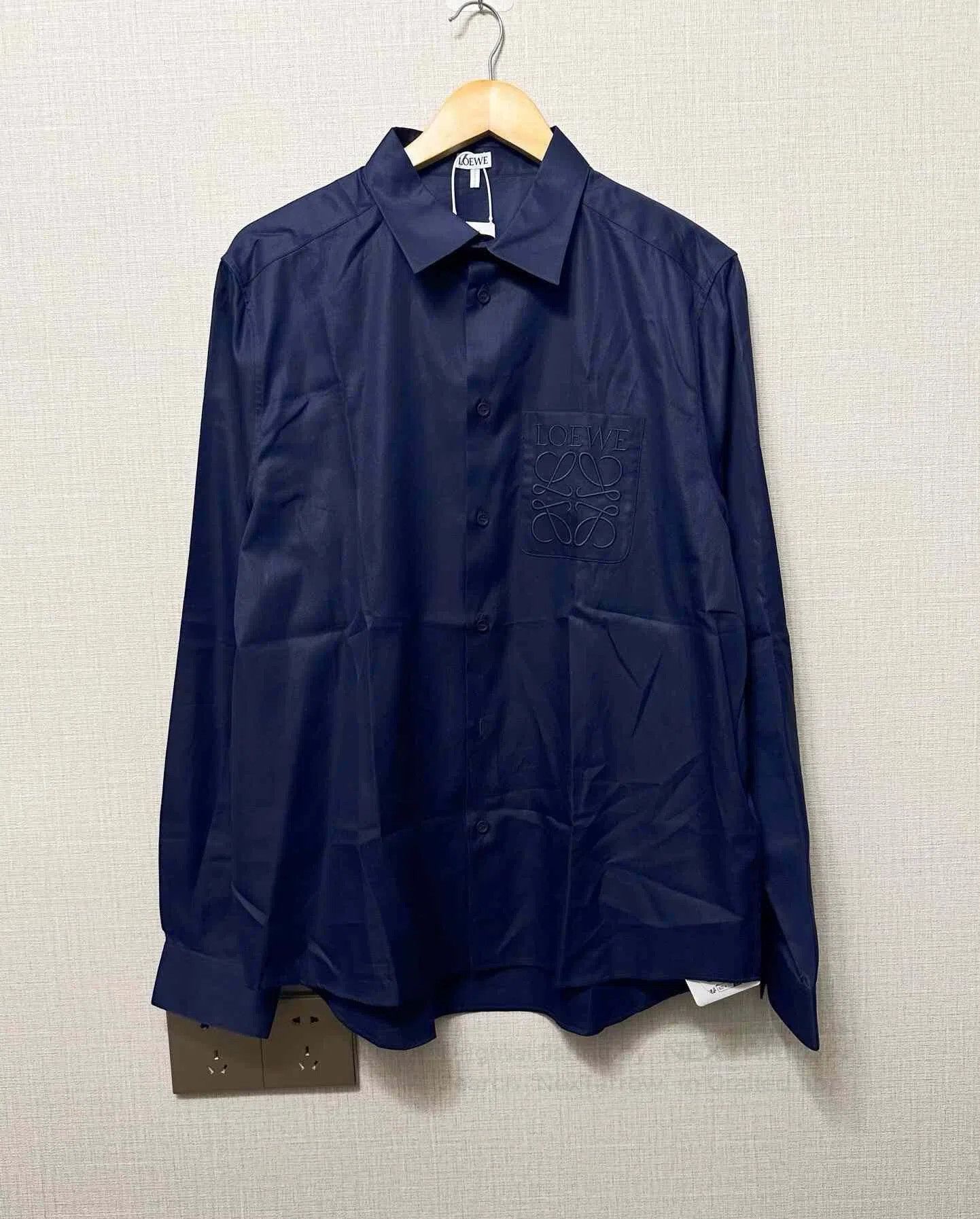 Loewe Loewe Classic Embroidered Logo Long-sleeve Shirt. Size US XXS / EU 40 - 4 Thumbnail