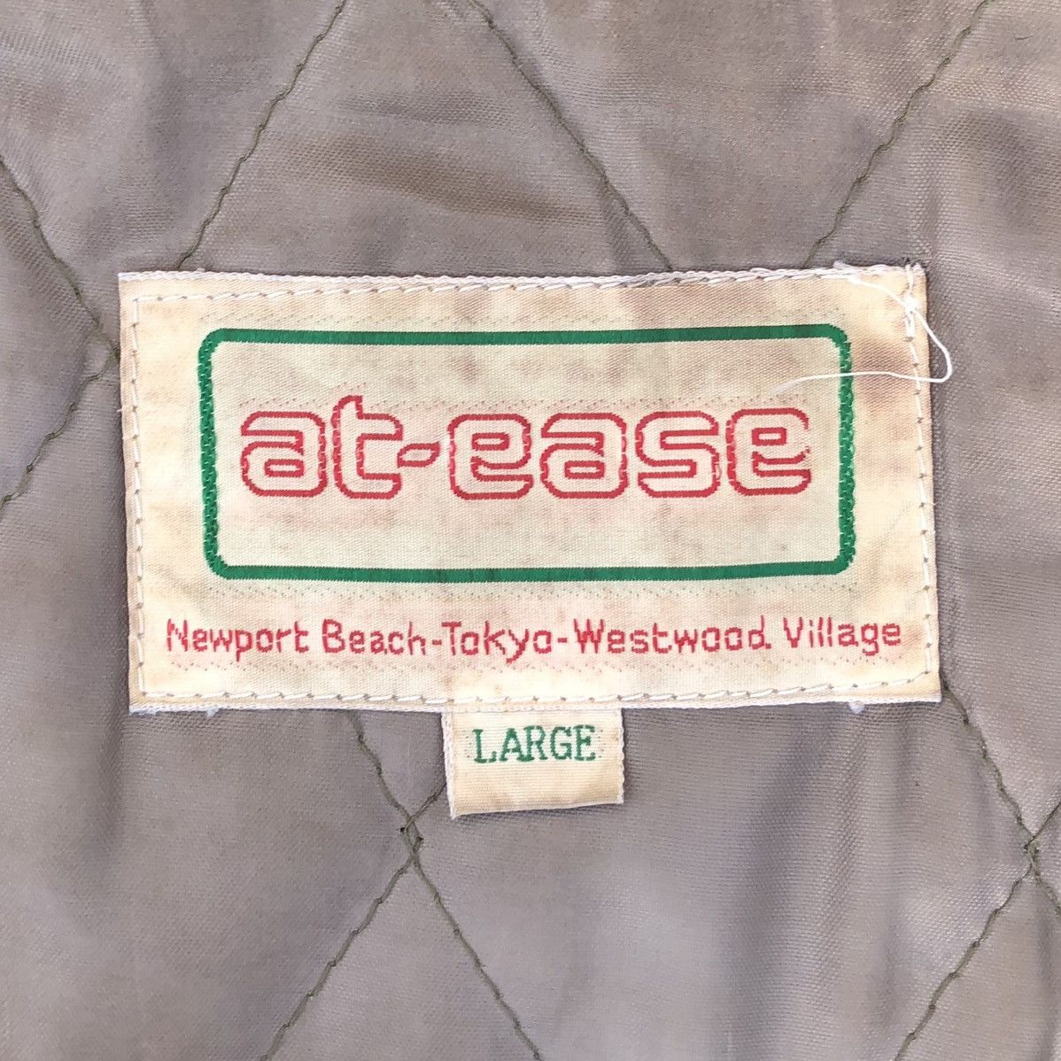 Japanese Brand Vintage at-ease Letterman Wool Leather Varsity Bomber Jacket Size US M / EU 48-50 / 2 - 22 Thumbnail