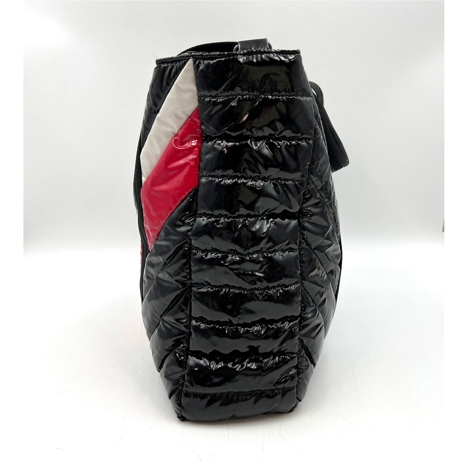 Other Think Royln Telluride Chevron Tote Quilted Puffer Black Size ONE SIZE - 4 Thumbnail
