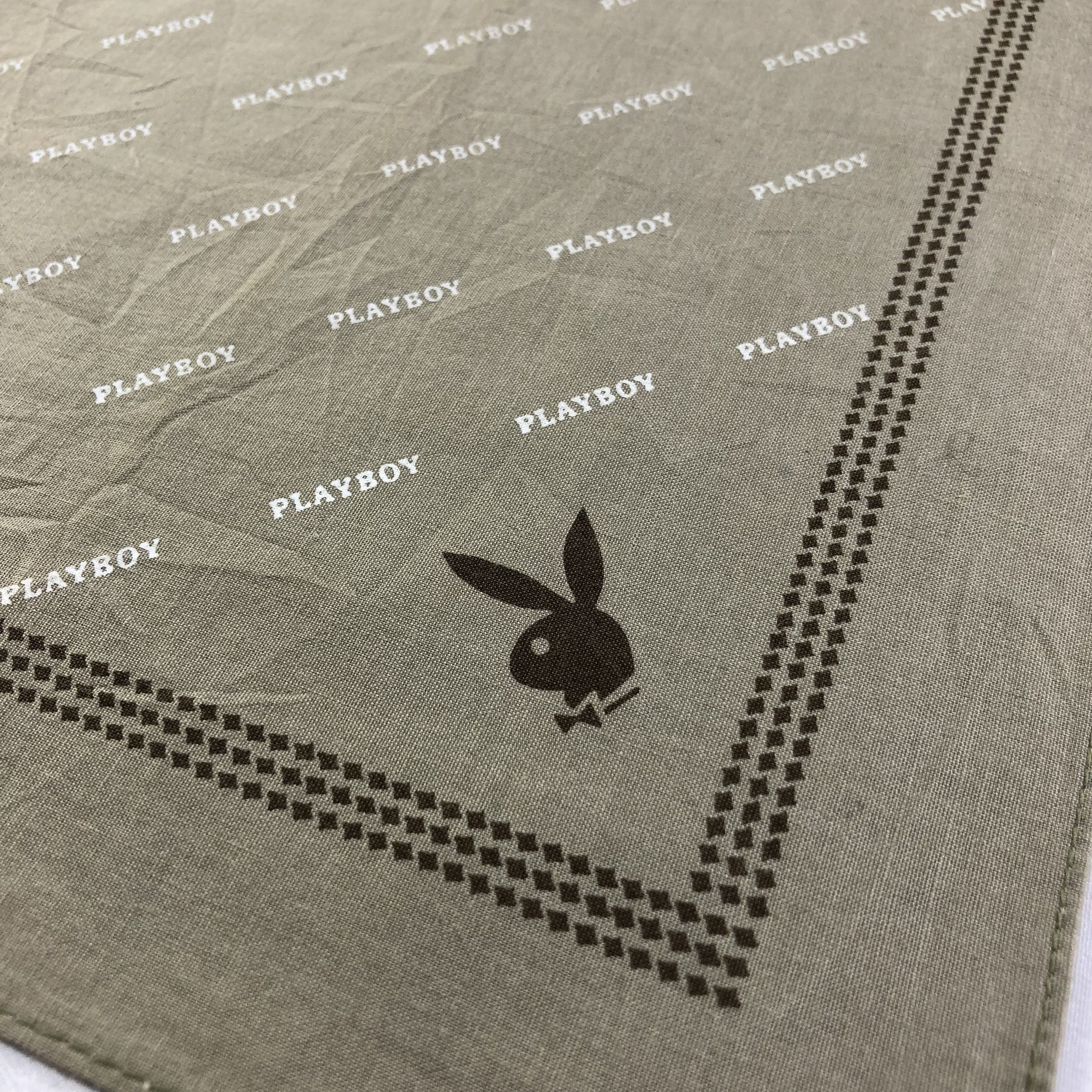 Playboy × Vintage Playboy Handkerchief Neckerchief Bandana H1741 Size ONE SIZE - 4 Thumbnail