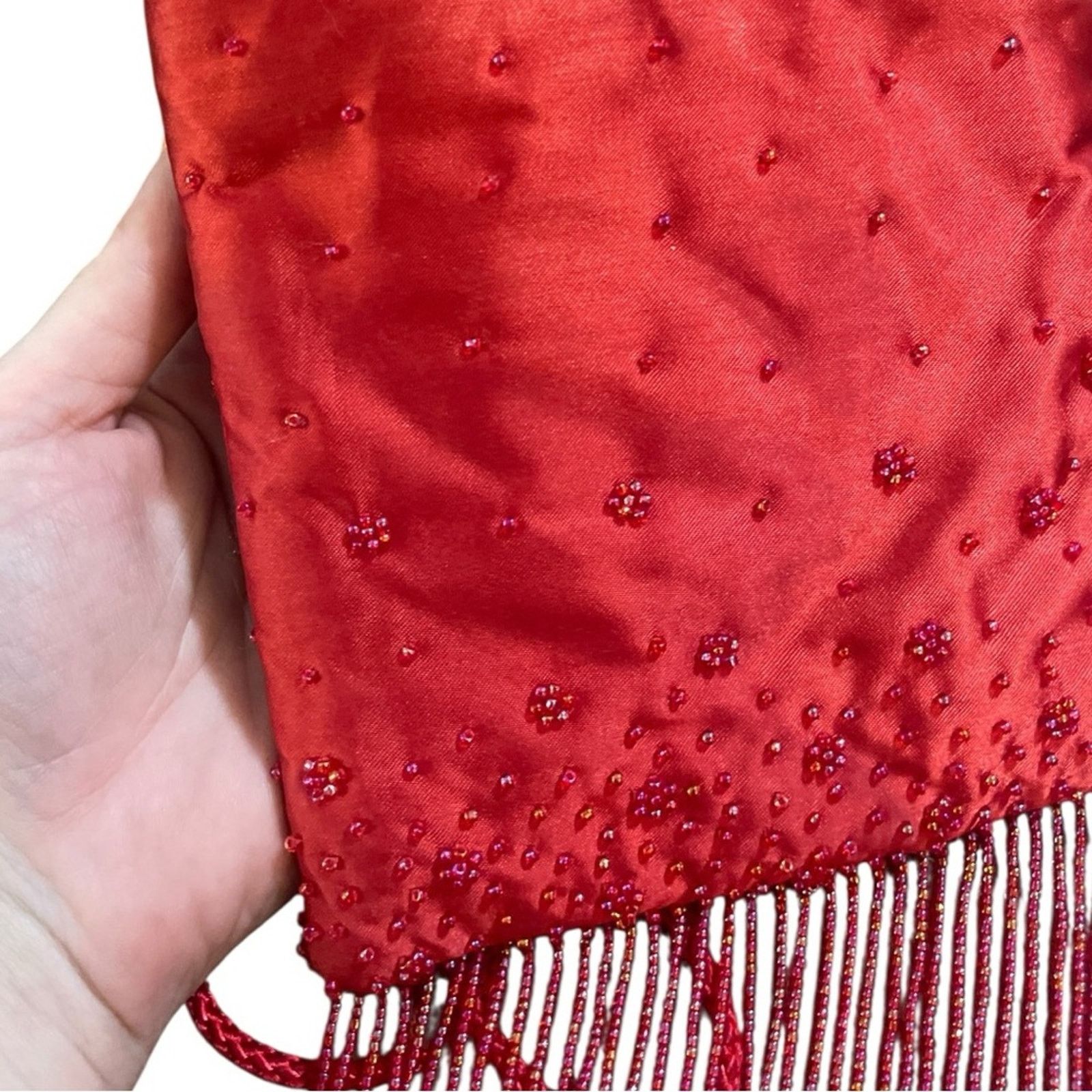 Vintage Vintage Meg Christopher Beaded Tassle Evening Bag Size ONE SIZE - 7 Thumbnail