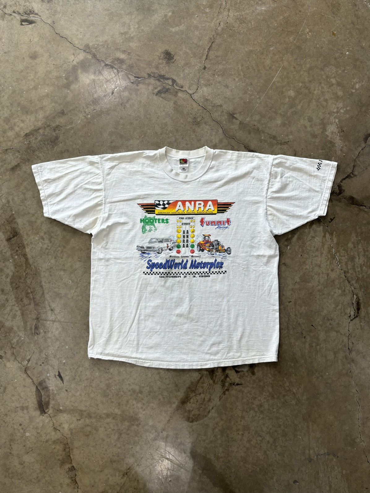 Vintage Vintage 1998 ANRA Speedworld Motorplex Tee XXL Size US XXL / EU 58 / 5 - 2 Thumbnail