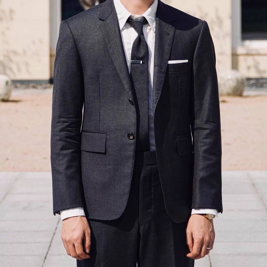 Thom Browne Thom Browne Men Rare Black Piping-Button Slim Pants Size 2 Size US 32 / EU 48 - 9 Thumbnail