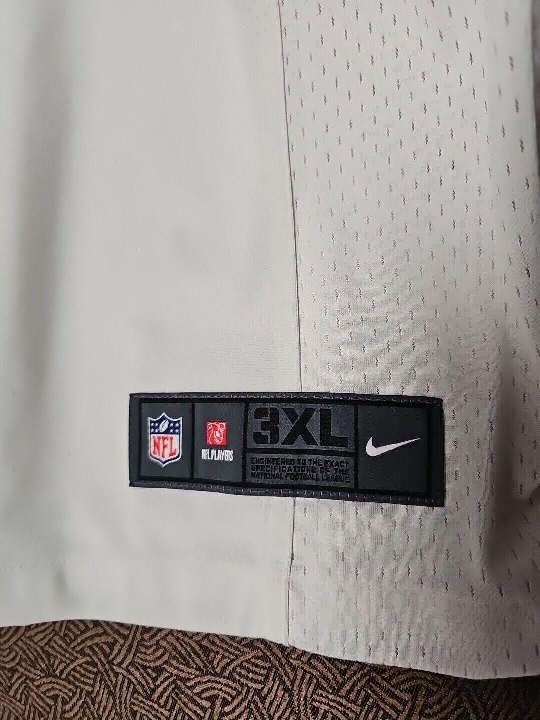 Nike Nike On Field Steelers Devin Bush #55 White Away Men's 3XL Size ONE SIZE - 4 Thumbnail