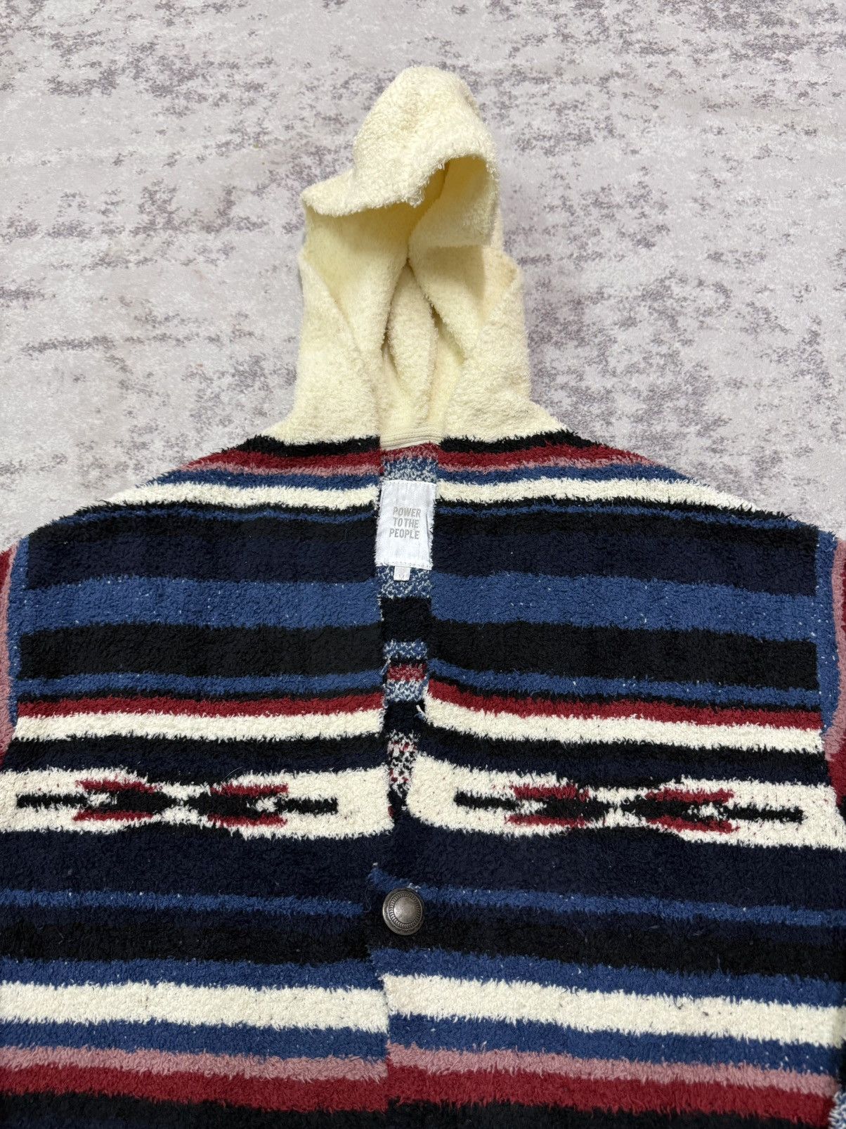 Native Power to the people hoodedcardigan aztec southwest fleece Size M / US 6-8 / IT 42-44 - 6 Thumbnail
