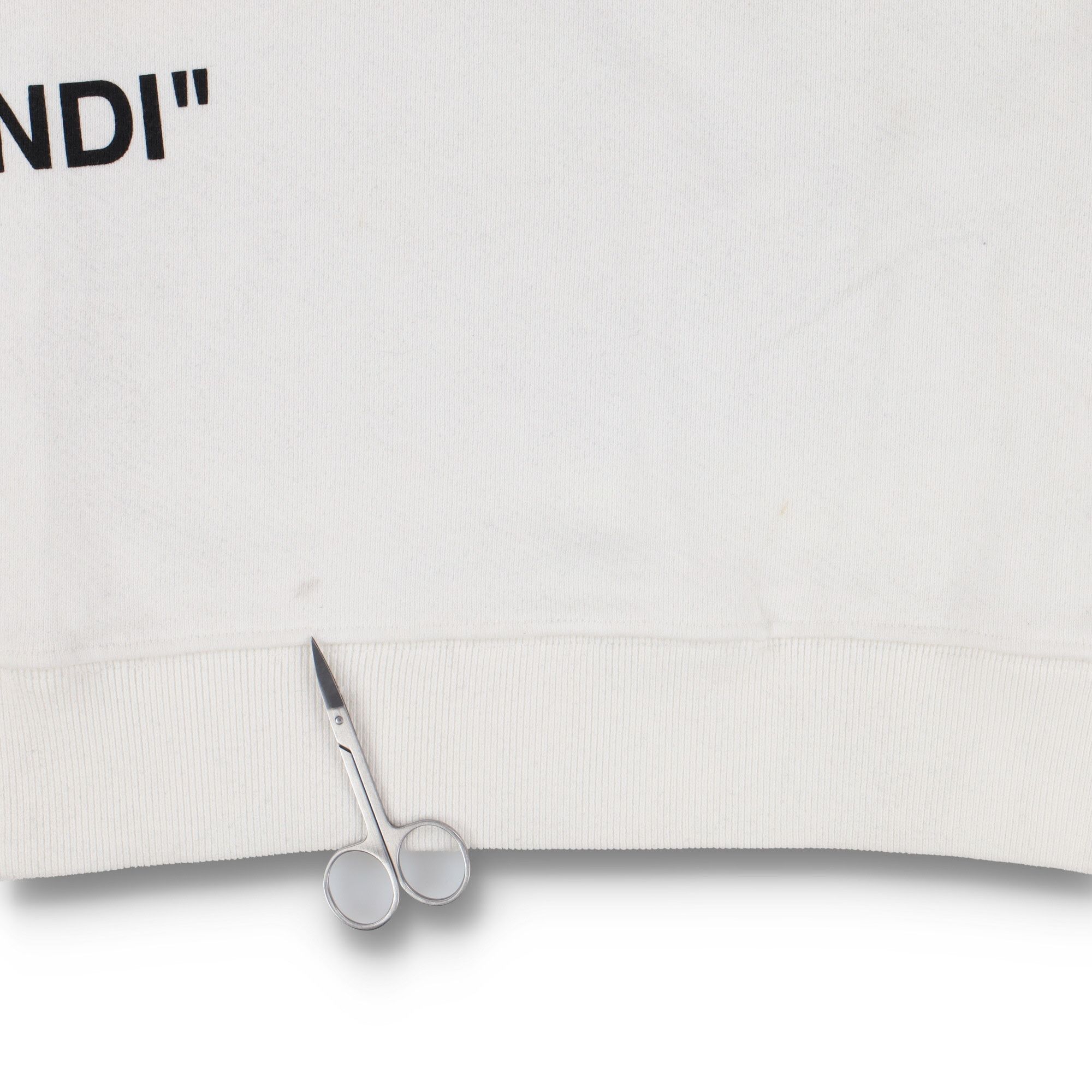 Off-White White Dondi Demon Graffiti Logo Oversized Sweatshirt Size US M / EU 48-50 / 2 - 9 Thumbnail