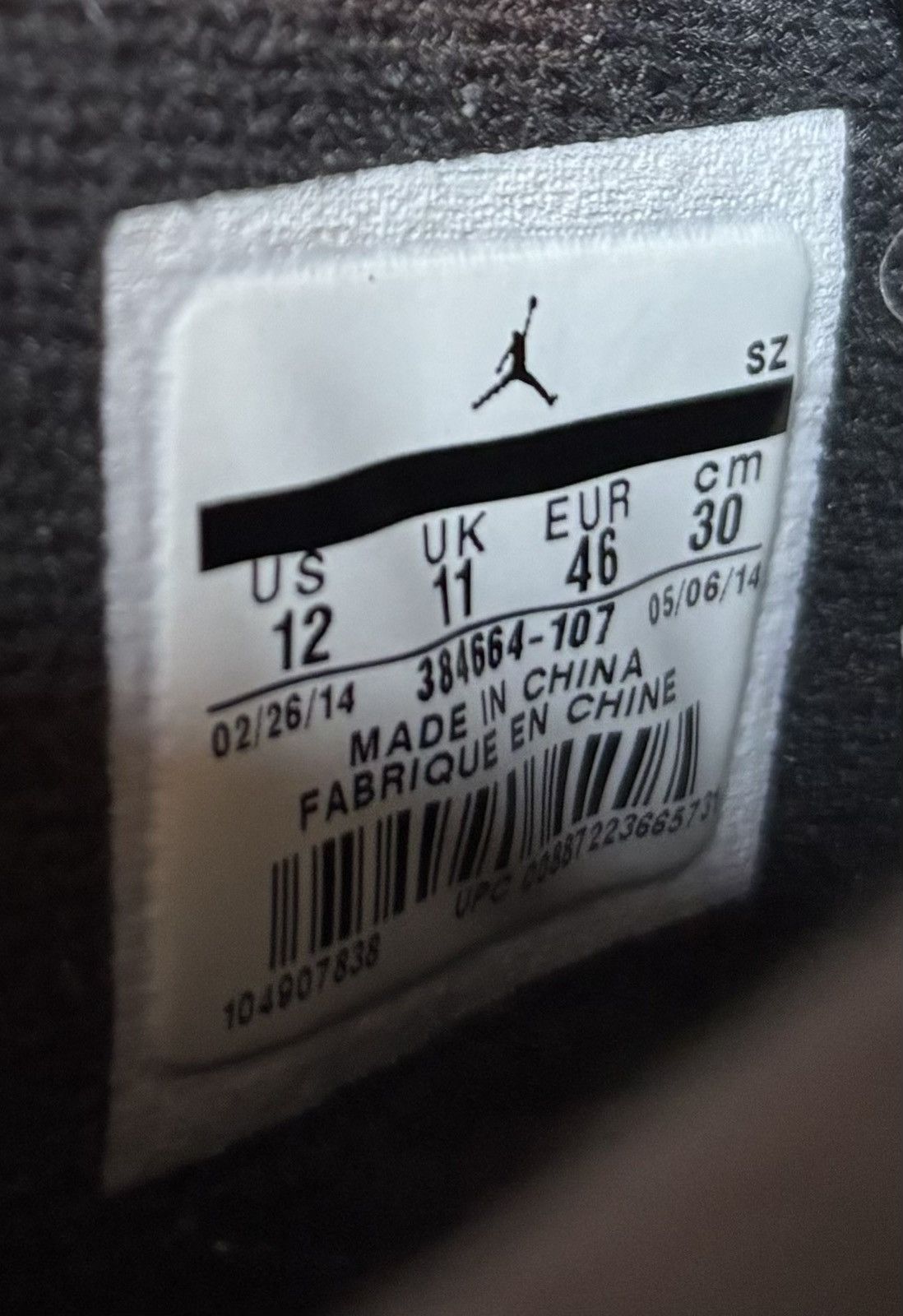 Jordan Brand Jordan 6 Retro Sport Blue 2014 Size 12 Size US 12 / EU 45 - 7 Thumbnail