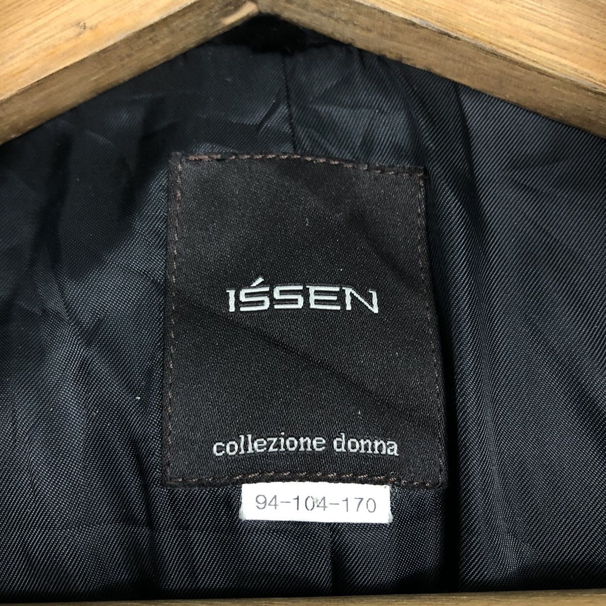 Issey Miyake 📌Rich Black Vintage Long Jacket Wool Issen Collezione Donna Size US M / EU 48-50 / 2 - 20 Thumbnail