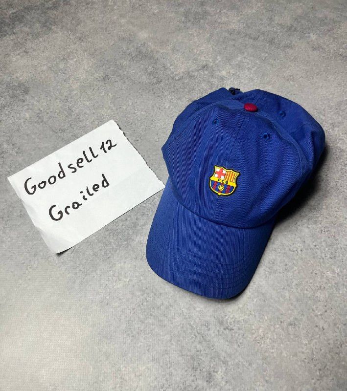 Other Vintage Nike Barcelona FC Centre Logo Swoosh Cap y2k Size ONE SIZE - 1 Thumbnail
