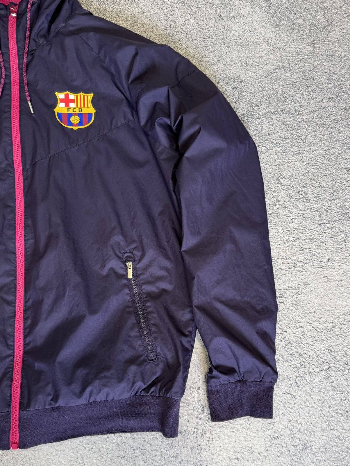 Nike Nike FC Barcelona Windrunner Jacket Purple 2016 810302 -526 Size US M / EU 48-50 / 2 - 4 Thumbnail