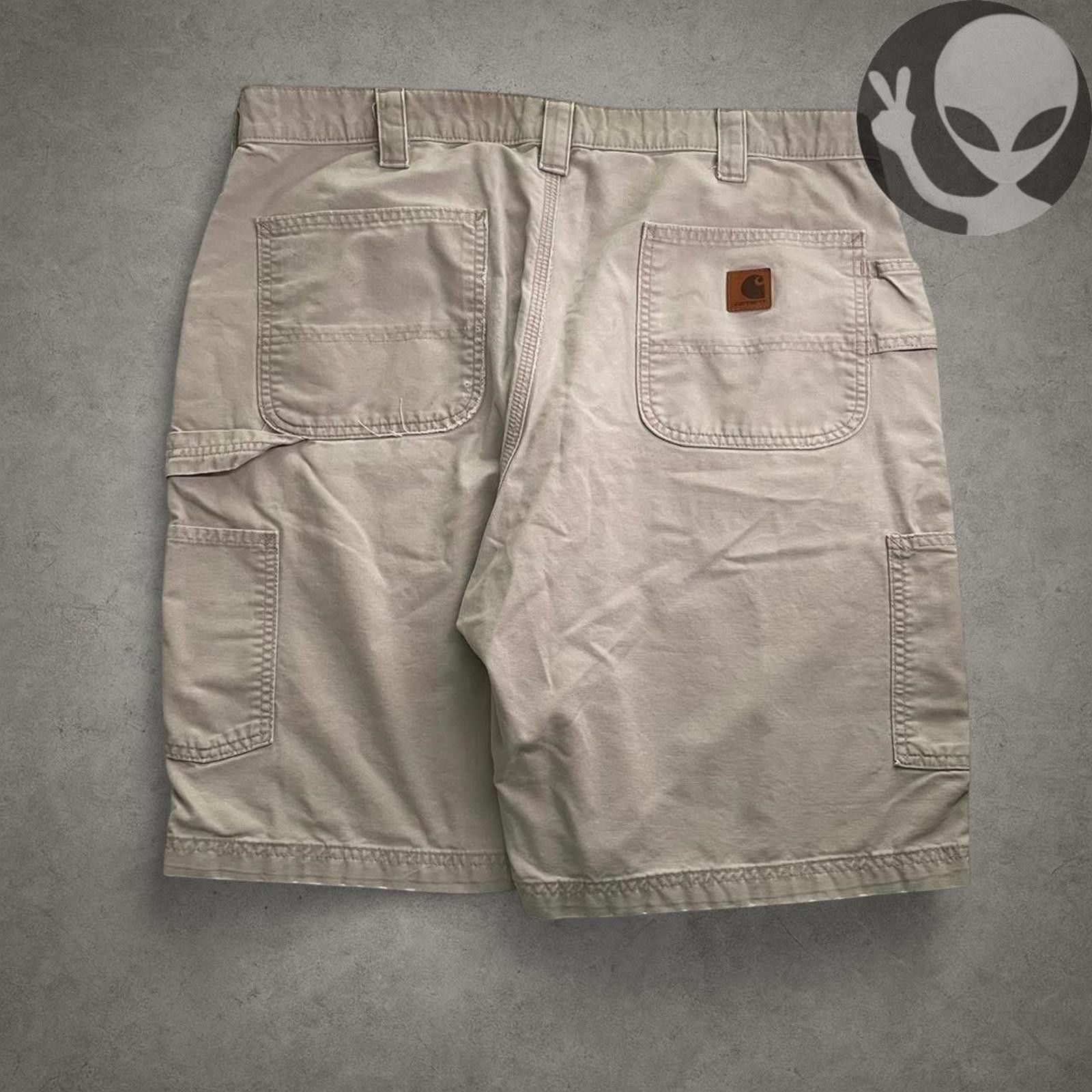 Carhartt Carhartt Carpenter Shorts 38 Khaki Casual Workwear Size US 38 / EU 54 - 1 Thumbnail