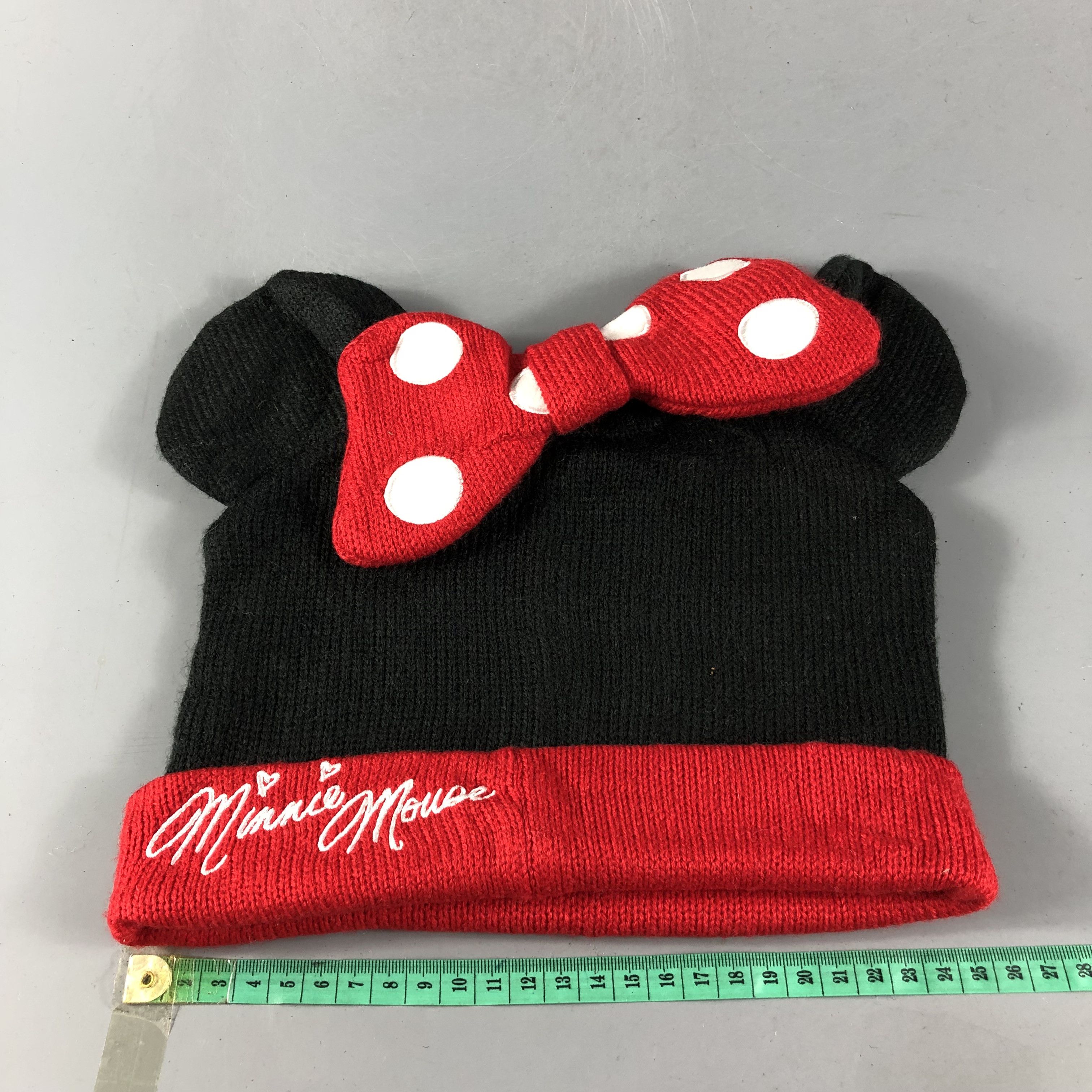 Disney Minnie Mouse Devil Ears Beanie Snowcap Snow Hat B677 Size ONE SIZE - 3 Thumbnail