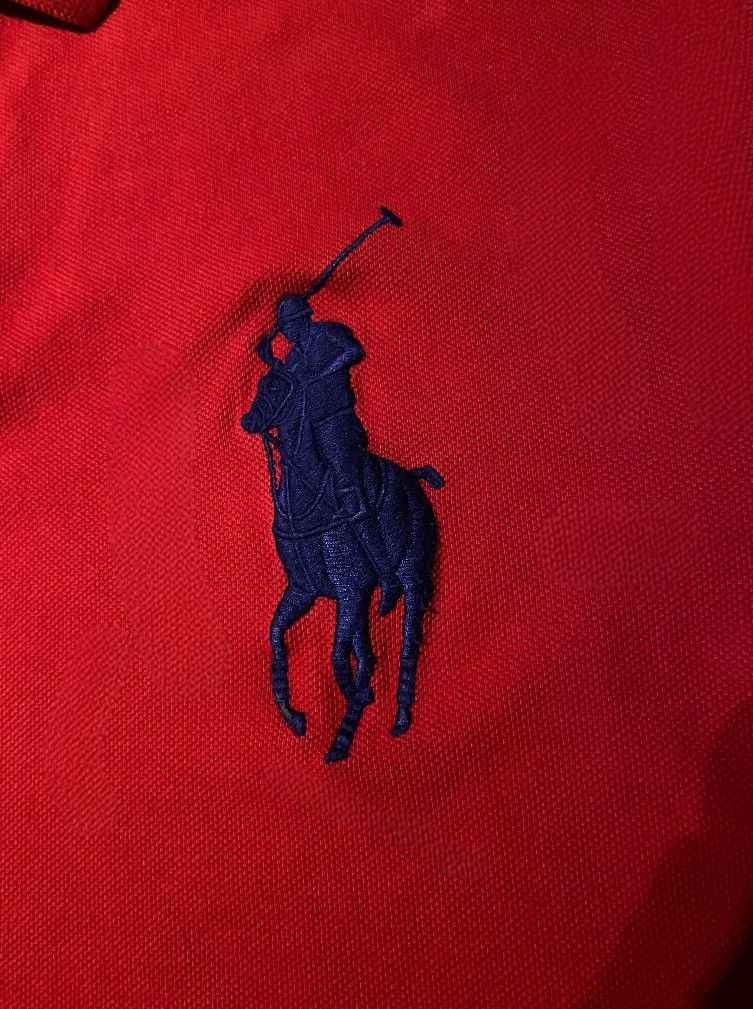 Polo Ralph Lauren Red Polo Ralph Lauren Poloshirt Chief Keef | Size L | 10/-10 Size US L / EU 52-54 / 3 - 4 Thumbnail