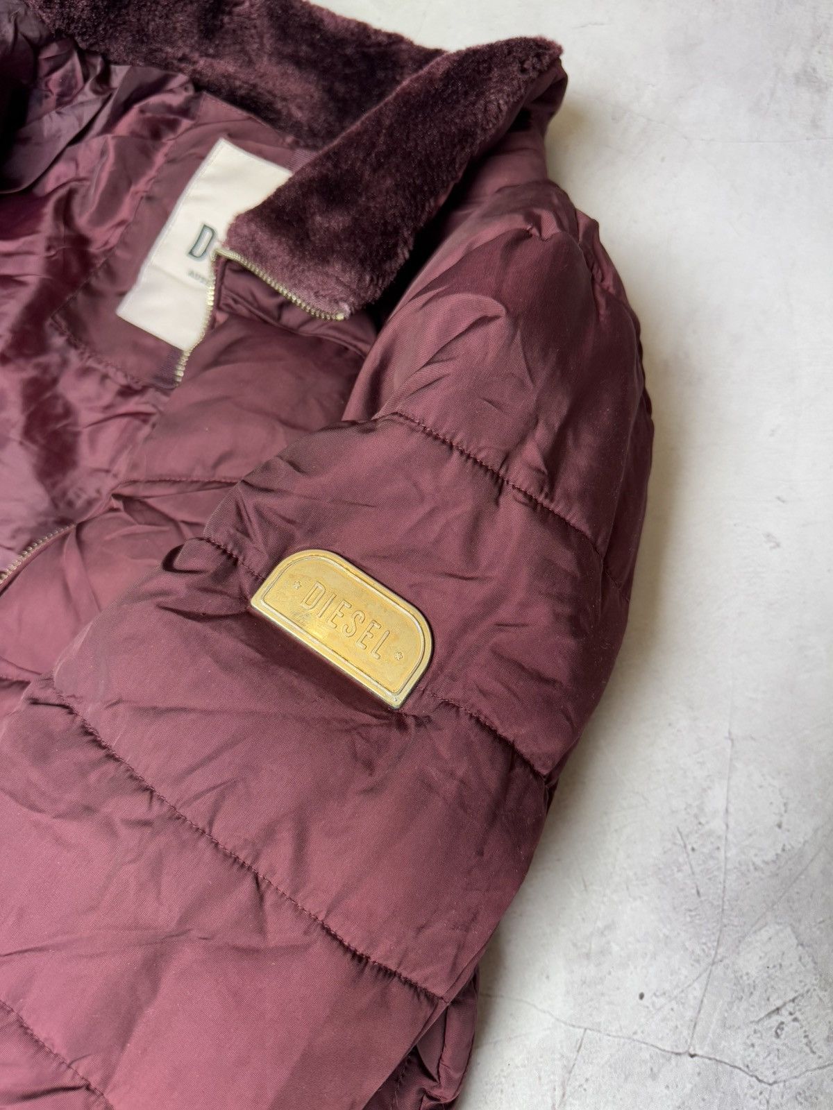 Diesel × Vintage Diesel Jacket Women’s Vintage Red Size L / US 10 / IT 46 - 12 Thumbnail