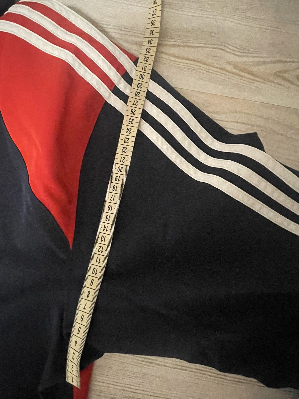 Adidas Retro Adidas red/navy track jacket size L Size US L / EU 52-54 / 3 - 3 Thumbnail