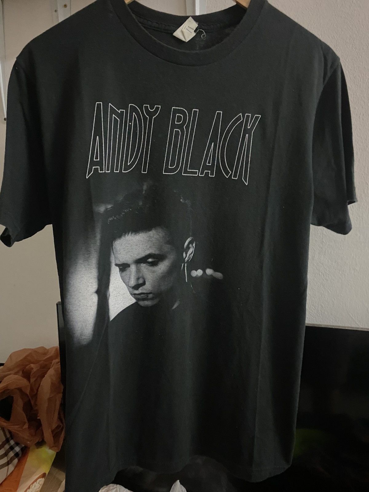 Band Tees Solo Singer Andy Black Size US L / EU 52-54 / 3 - 2 Thumbnail