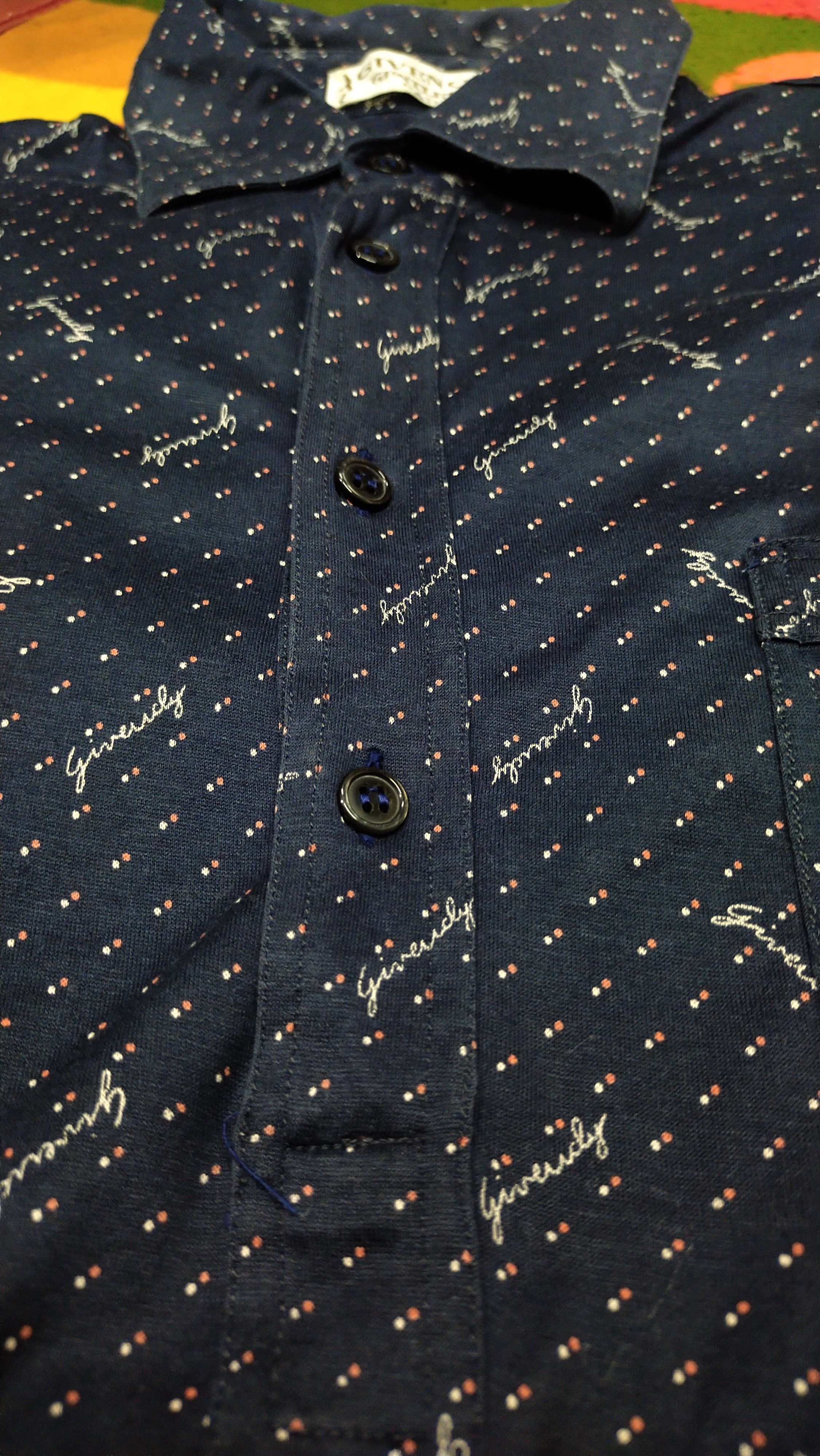 Givenchy VINTAGE X GIVENCHY MONOGRAM POLO SHIRTS Size US M / EU 48-50 / 2 - 10 Thumbnail