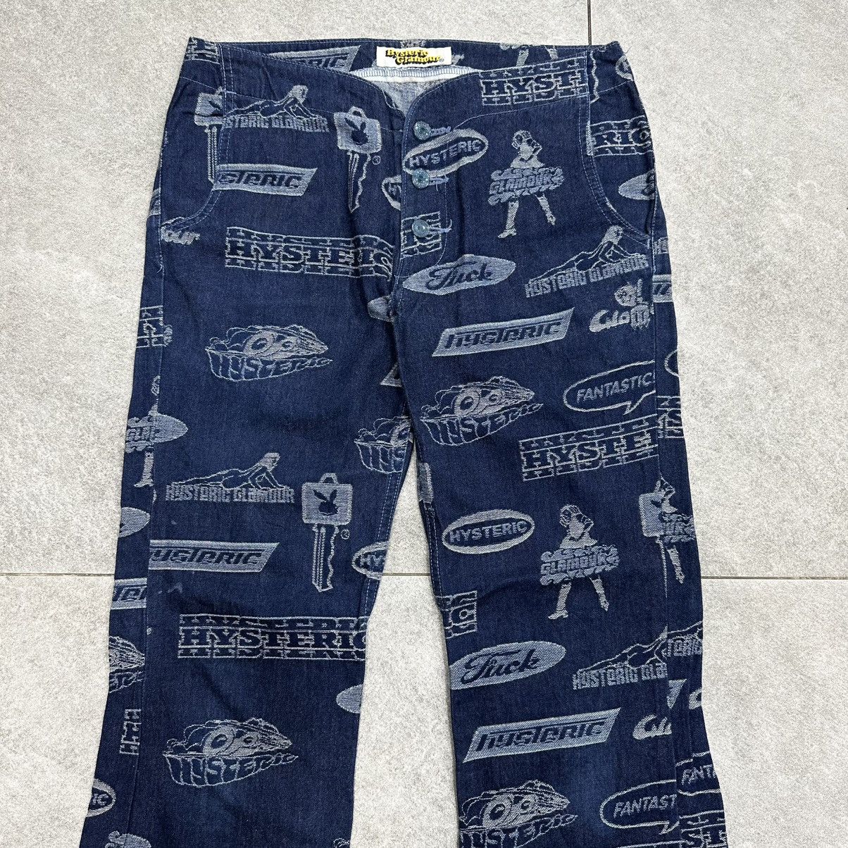 Hysteric Glamour Hysteric Glamour Jeans Full Print Flare Size US 30 / EU 46 - 3 Thumbnail
