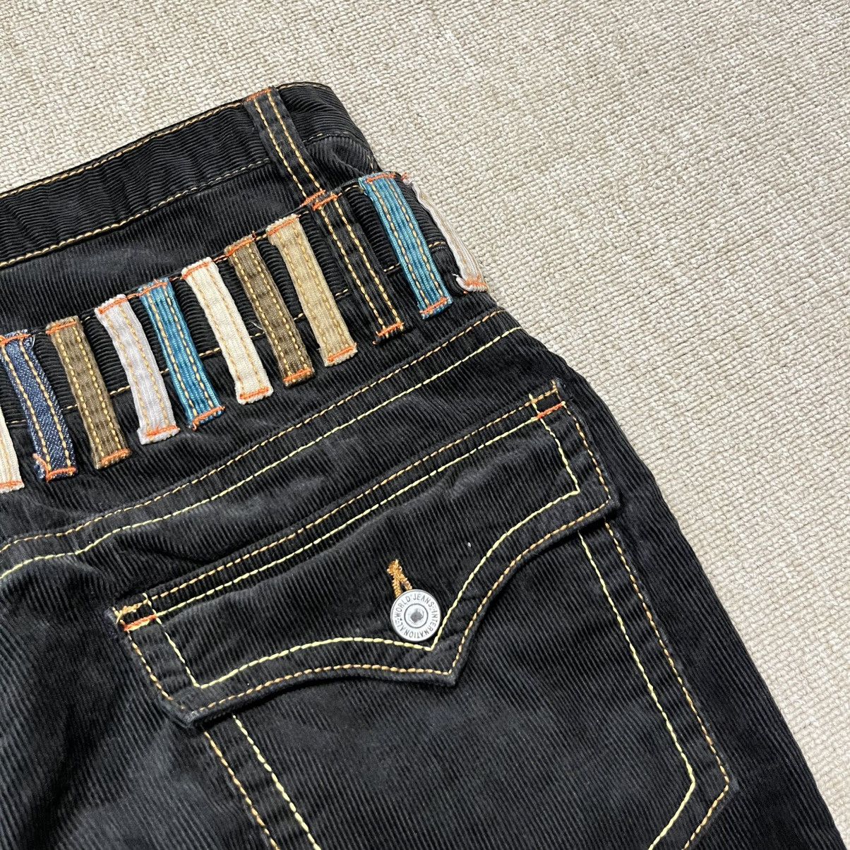 Japanese Brand Blue Spencer - Unique Corduroy Ankle Pant Contrast Waistband Size US 29 - 13 Thumbnail