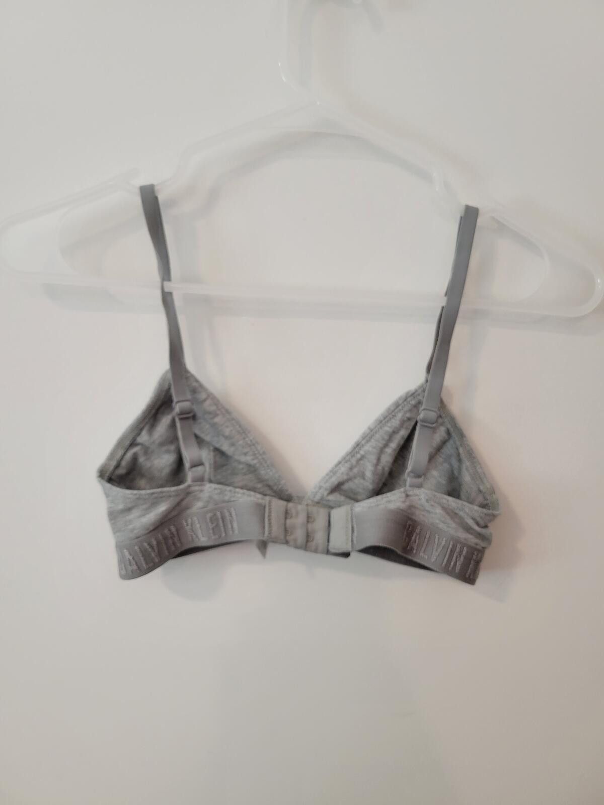 Calvin Klein Calvin Klein Gray Wireless Triangle Bra Size M Size ONE SIZE - 2 Thumbnail