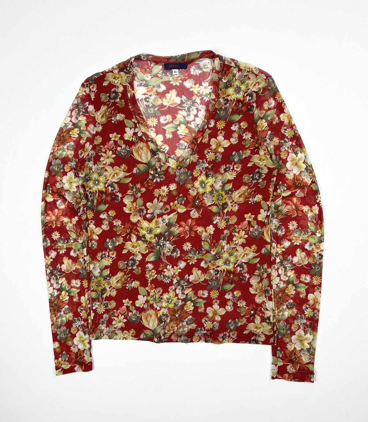 Kenzo Vintage rare Kenzo floral Blouse Shirt Size XL / US 12-14 / IT 48-50 - 1 Thumbnail