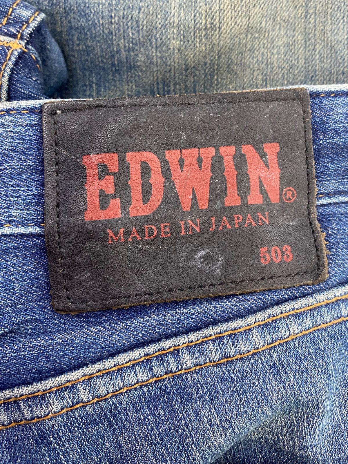 Edwin Edwin Faded Wash Ripped Style Light Jeans Size US 30 / EU 46 - 10 Thumbnail