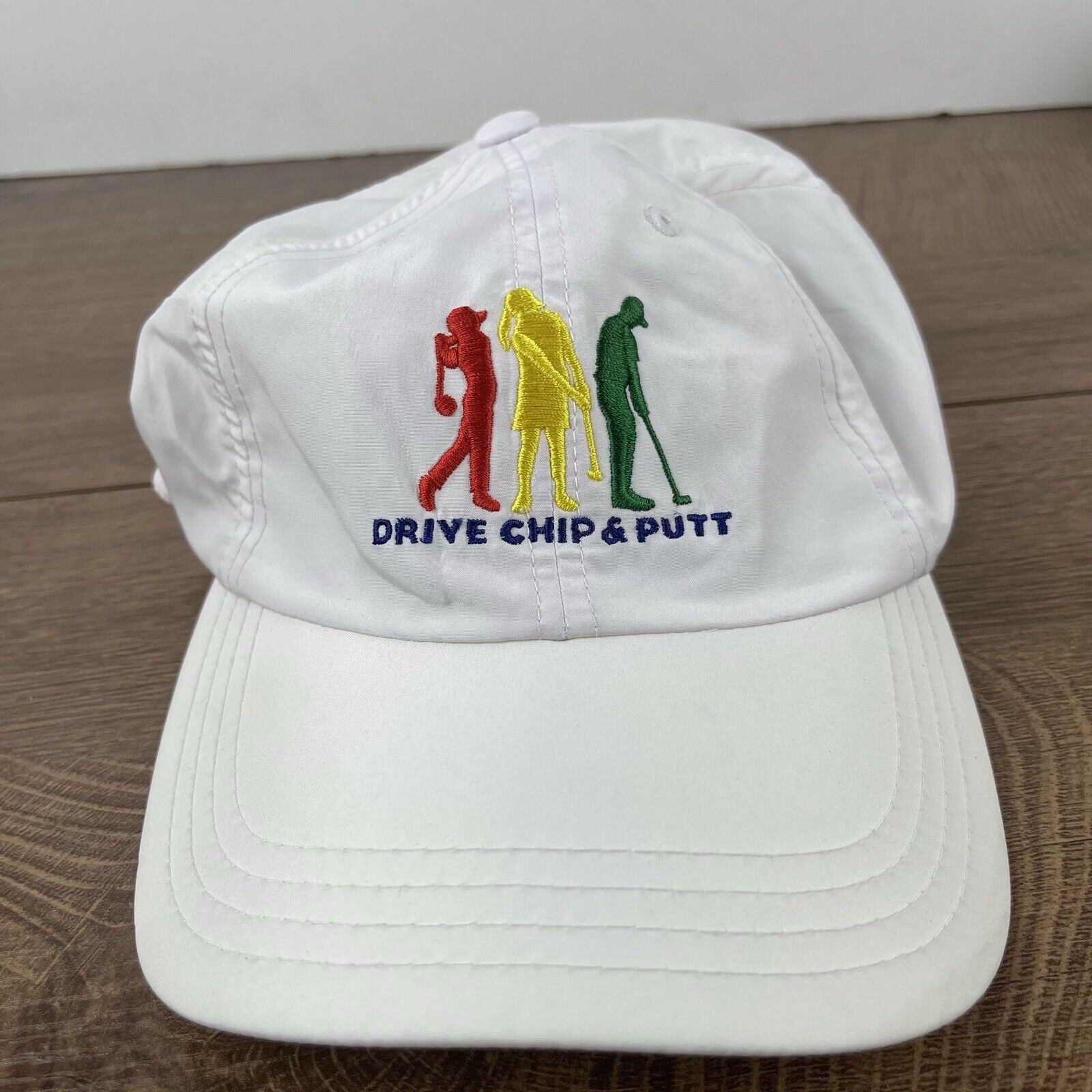 Other Golf Hat Drive Chip Put Adjustable Hat White Adjustable Hat Size ONE SIZE - 4 Thumbnail