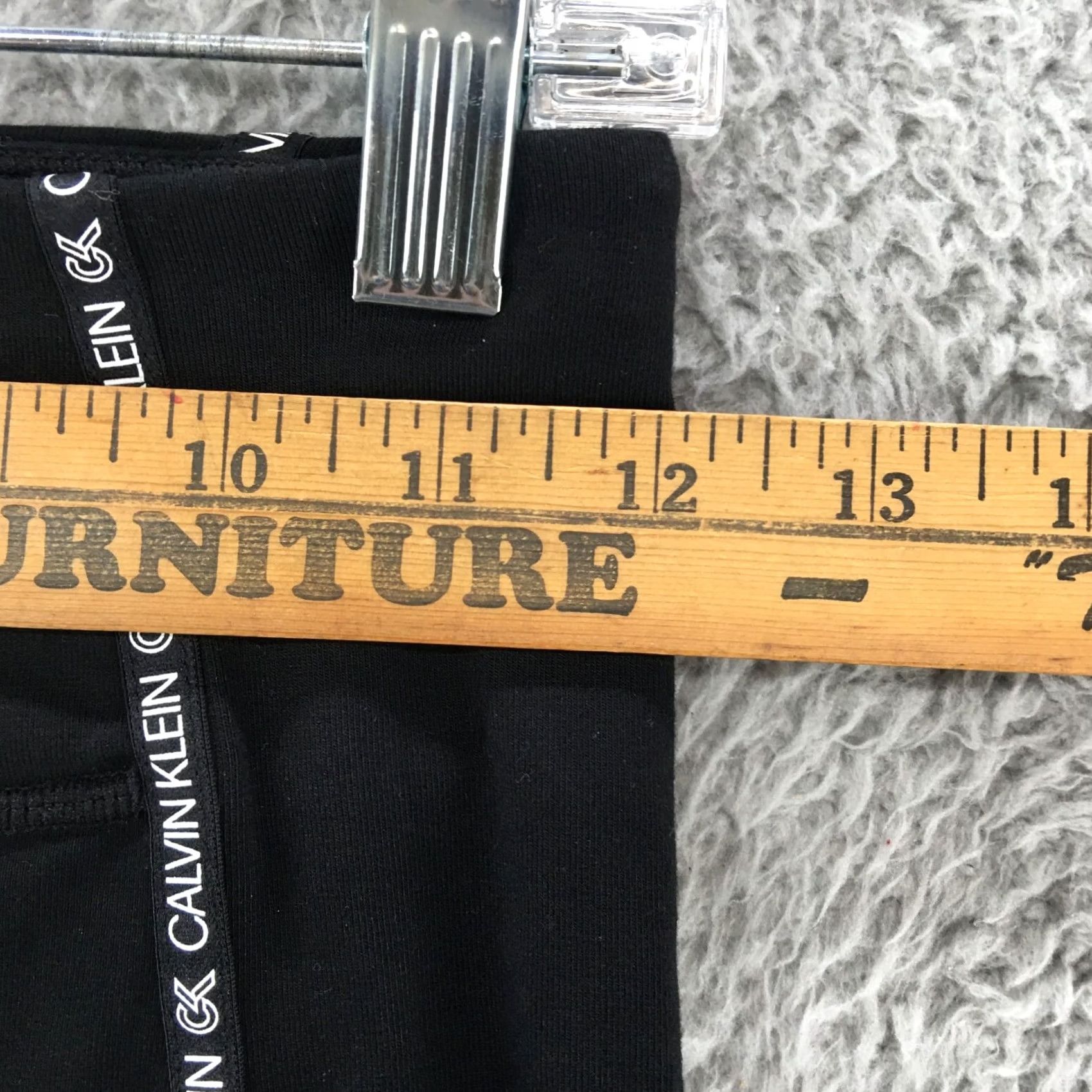 Calvin Klein Calvin Klein Stretch Athletic Cycling Biker Shorts Womens XS Black Size 26" / US 2 / IT 38 - 3 Thumbnail
