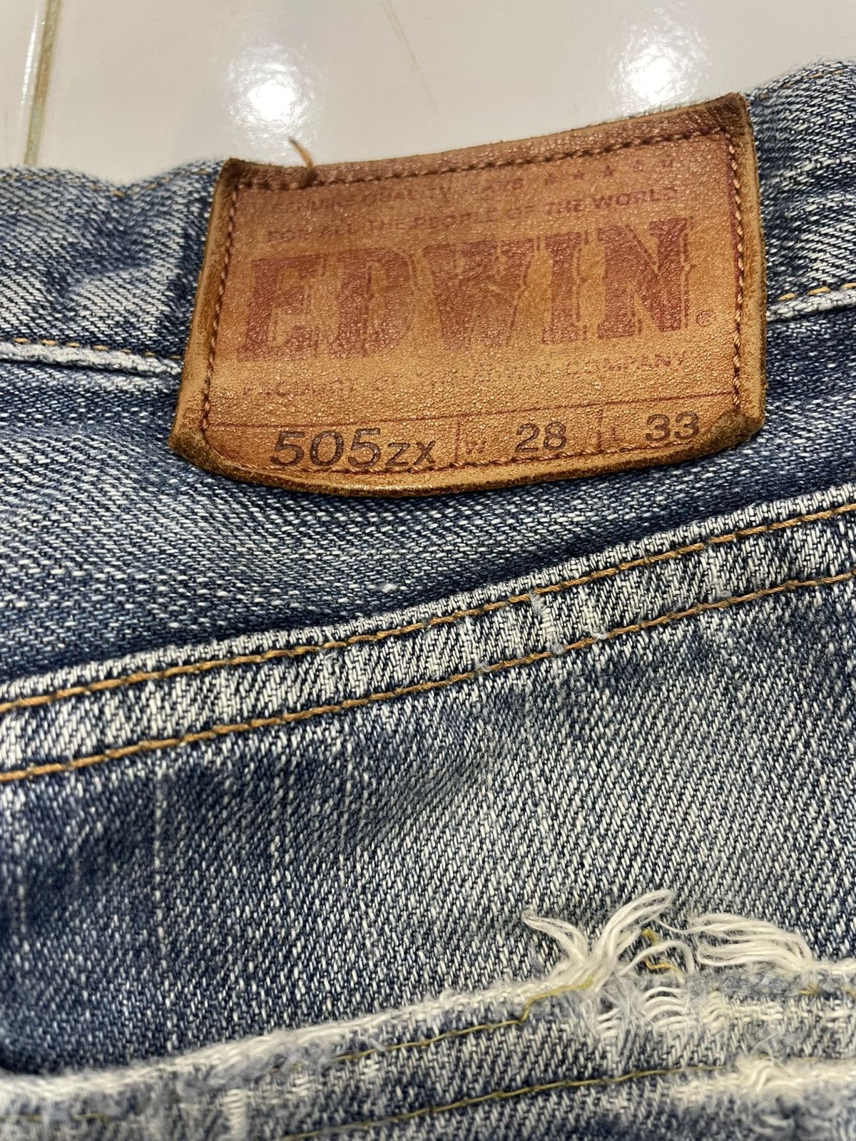 Edwin Japanese Brand Edwin 505 Selvedge Size US 28 / EU 44 - 7 Thumbnail
