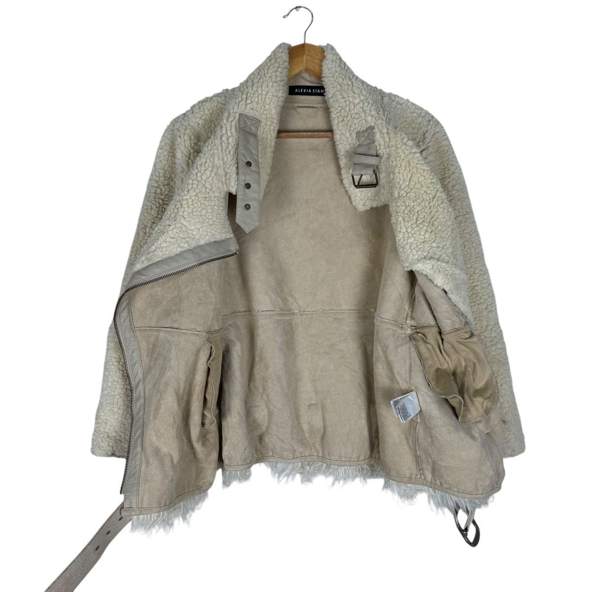 Designer × Japanese Brand 🌟ALEXIA STAM SYNTHETIC LEATHER ZIPPER JACKET Size S / US 4 / IT 40 - 11 Thumbnail